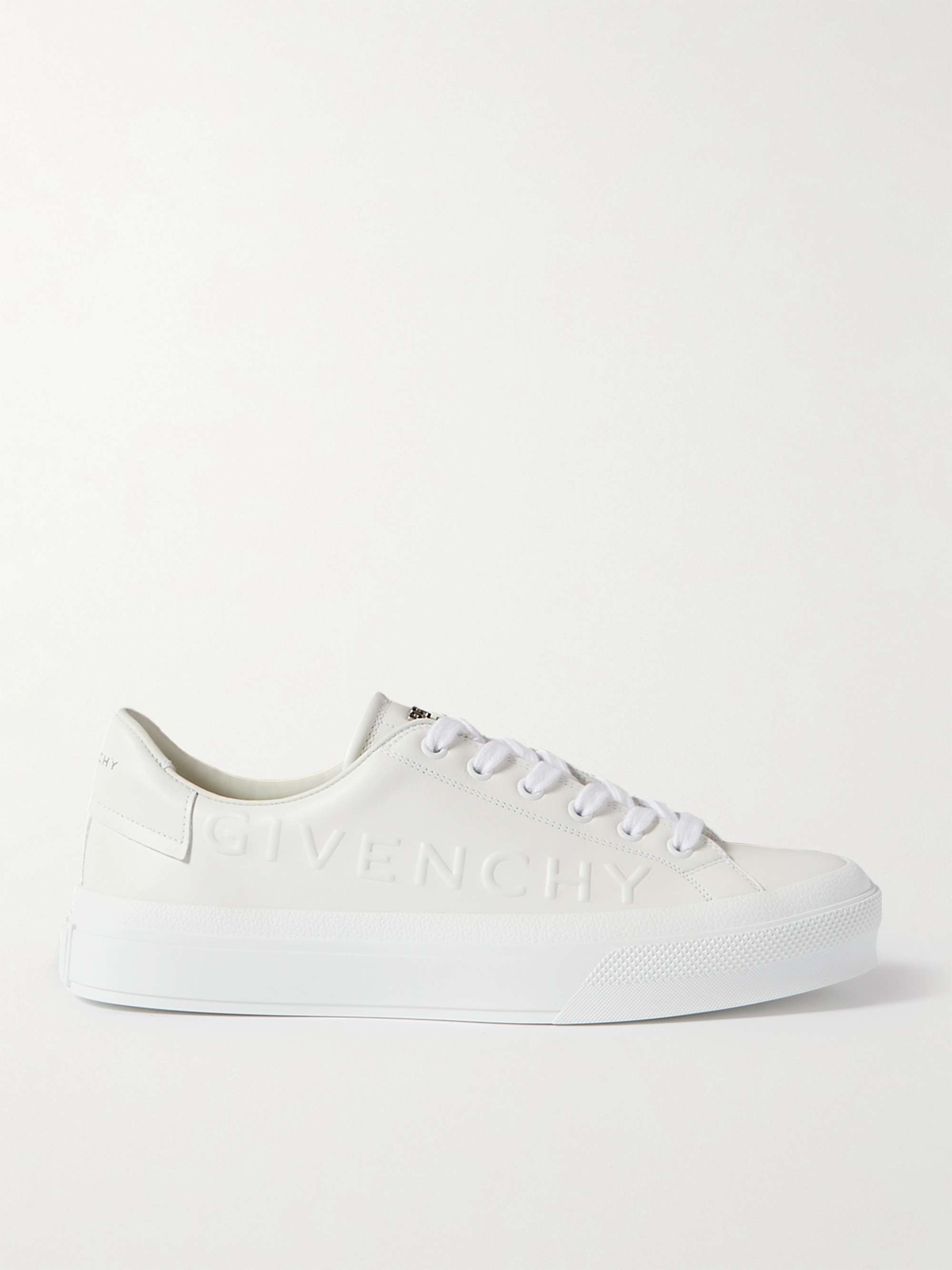 Leather low trainers Givenchy White size 43 EU in Leather - 40020107