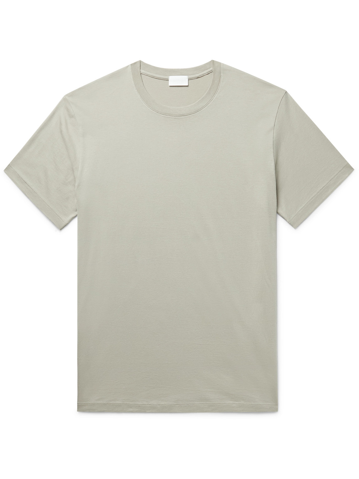 Handvaerk Pima Cotton-jersey T-shirt In Brown