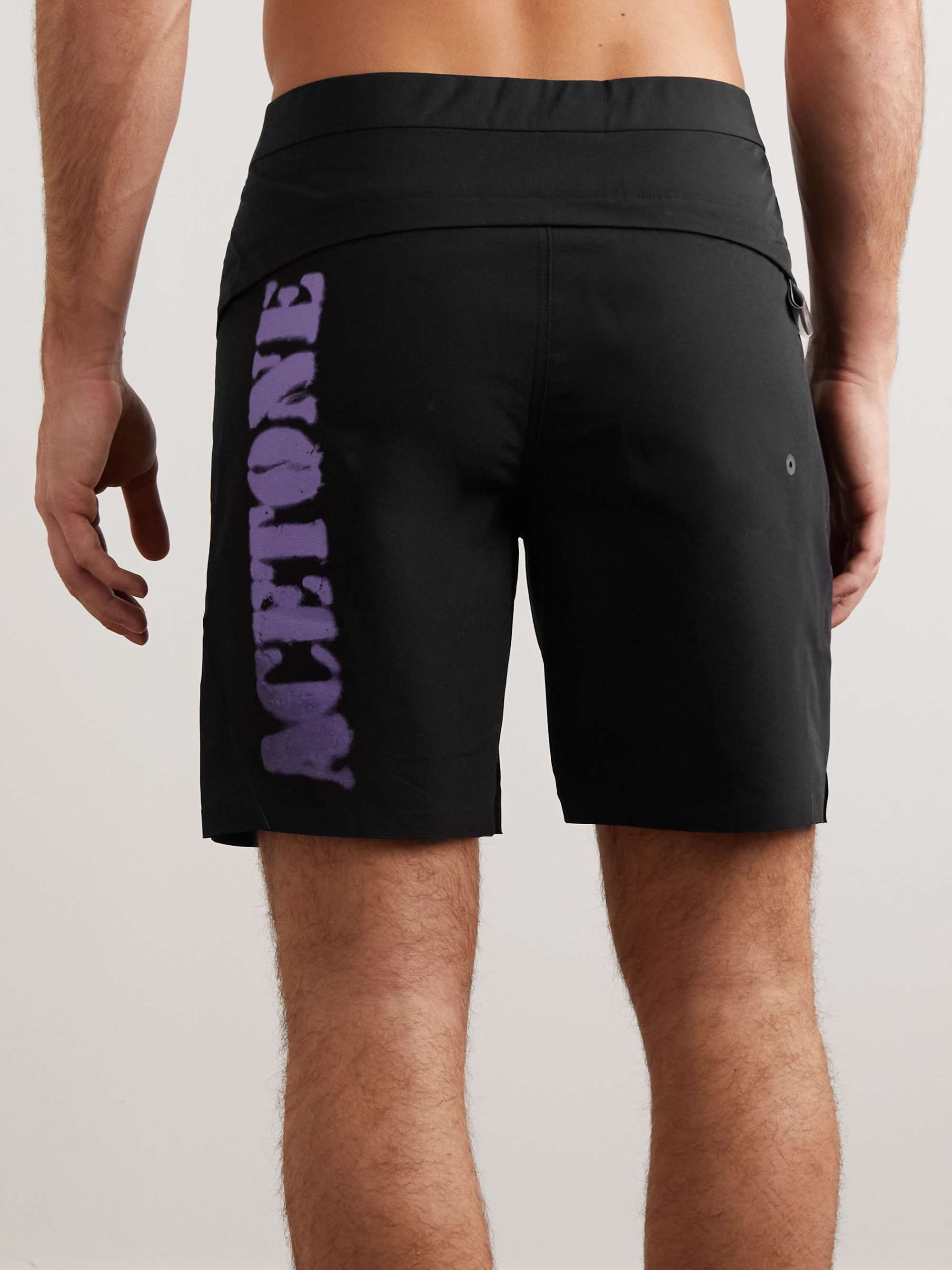 HAYDENSHAPES Full Rotation Straight-Leg Long-Length Printed Swim Shorts