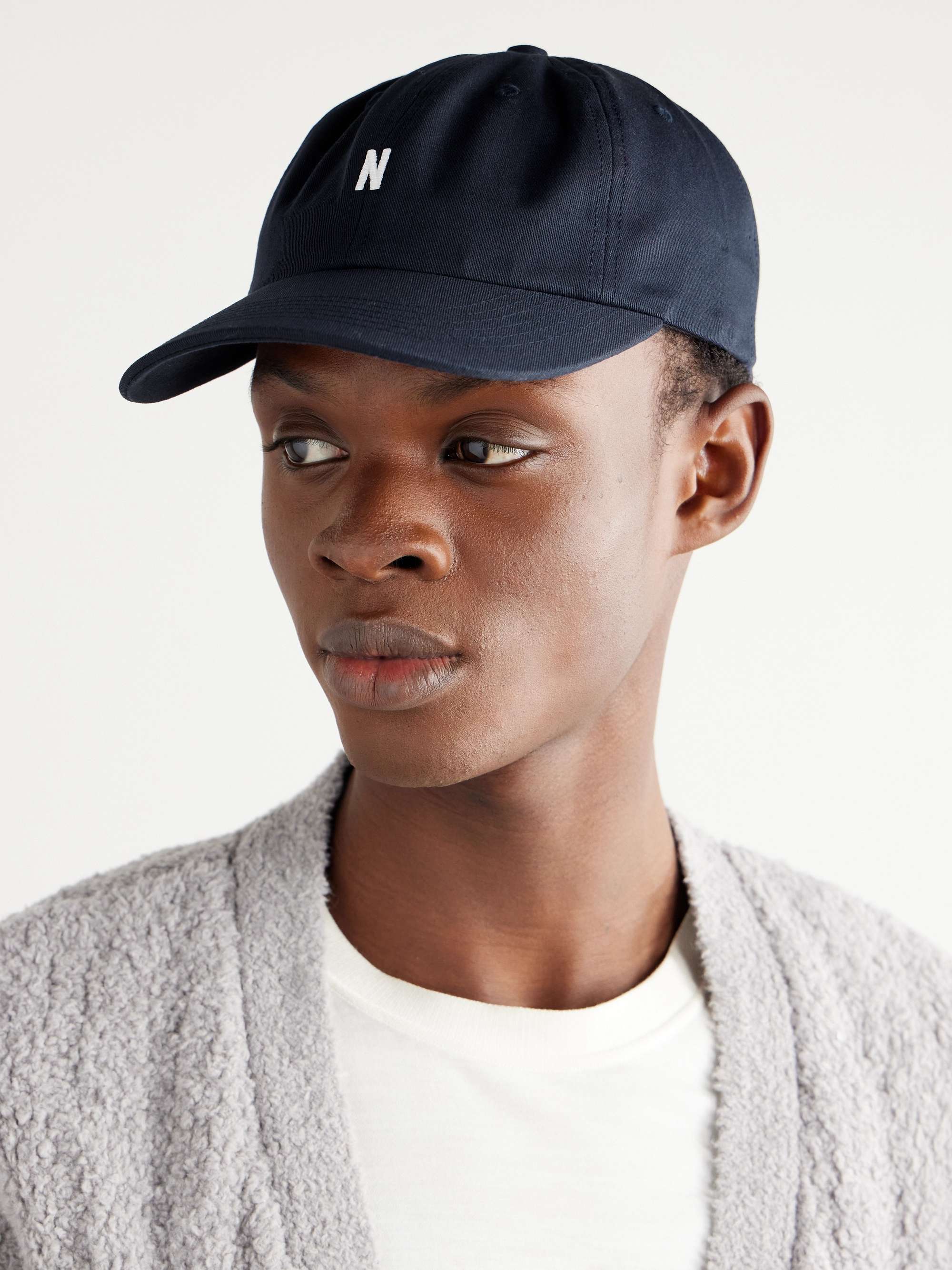 NORSE PROJECTS Logo-Embroidered Cotton-Twill Baseball Cap for Men | MR ...