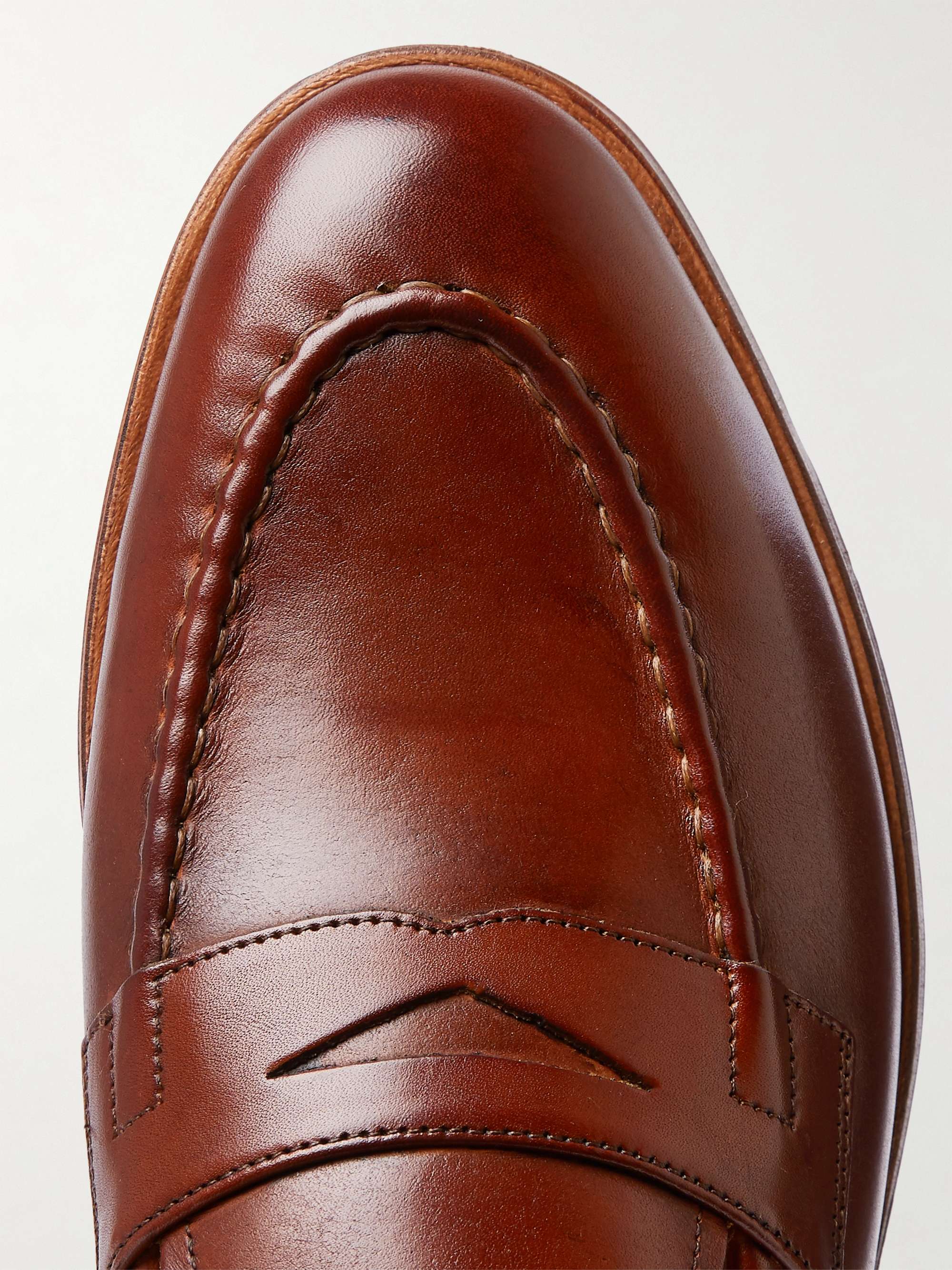 GRENSON Lloyd Leather Penny Loafers