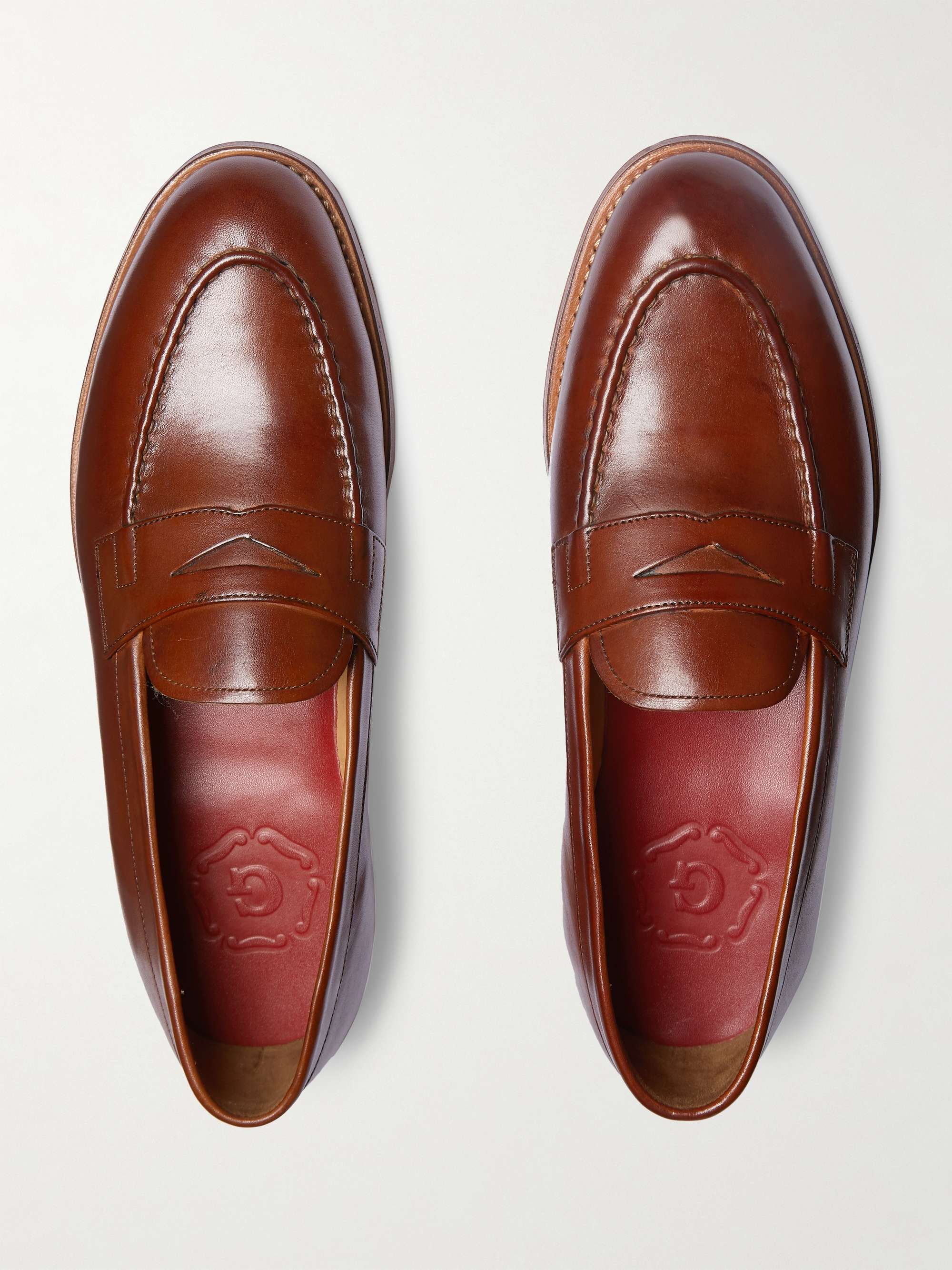 GRENSON Lloyd Leather Penny Loafers