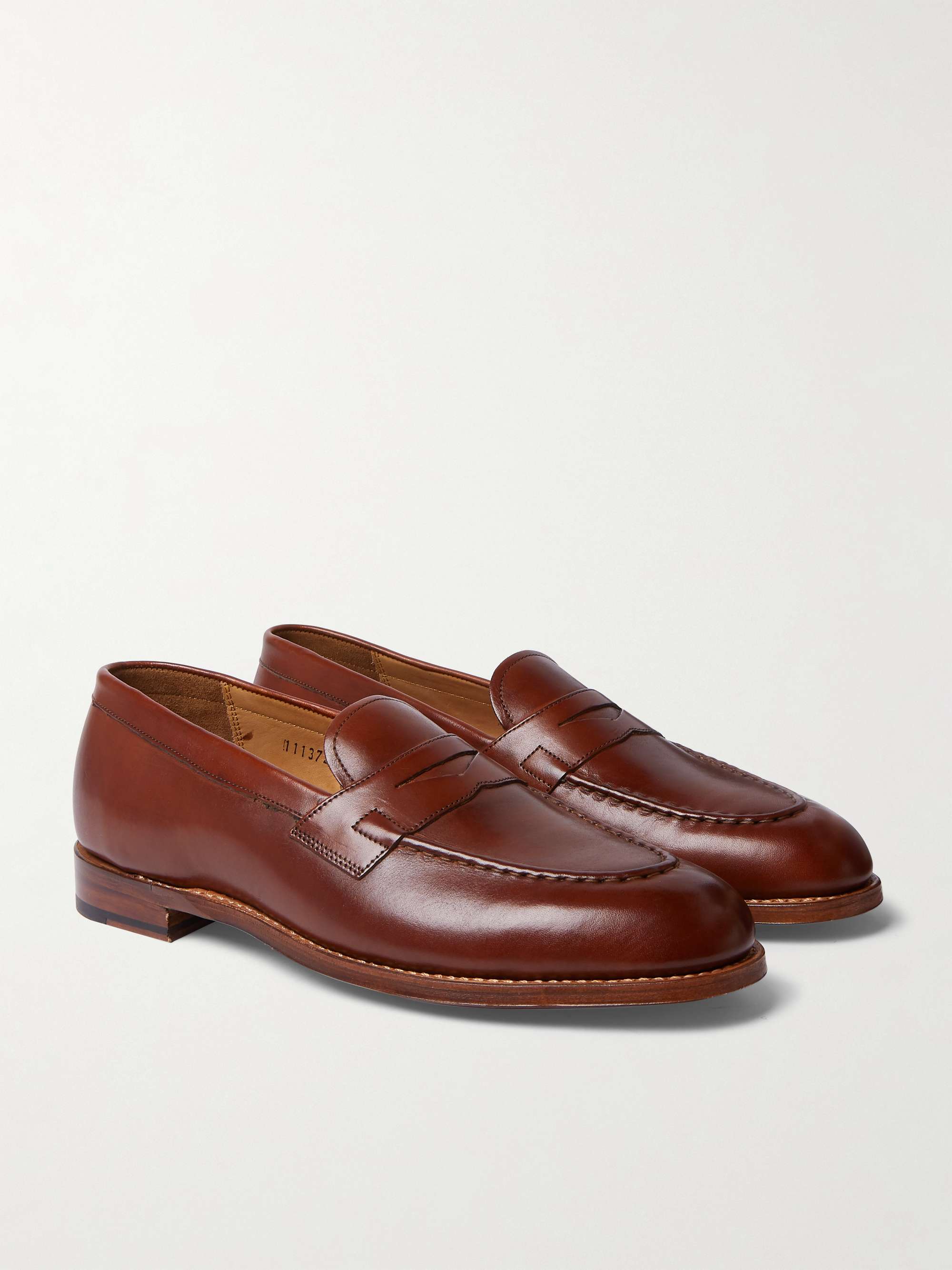 GRENSON Lloyd Leather Penny Loafers