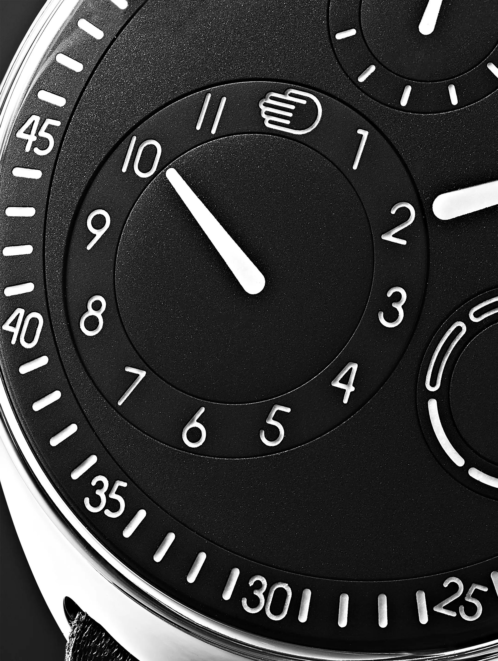 RESSENCE Type 1 Slim Mechanical 42mm Titanium and Leather Watch