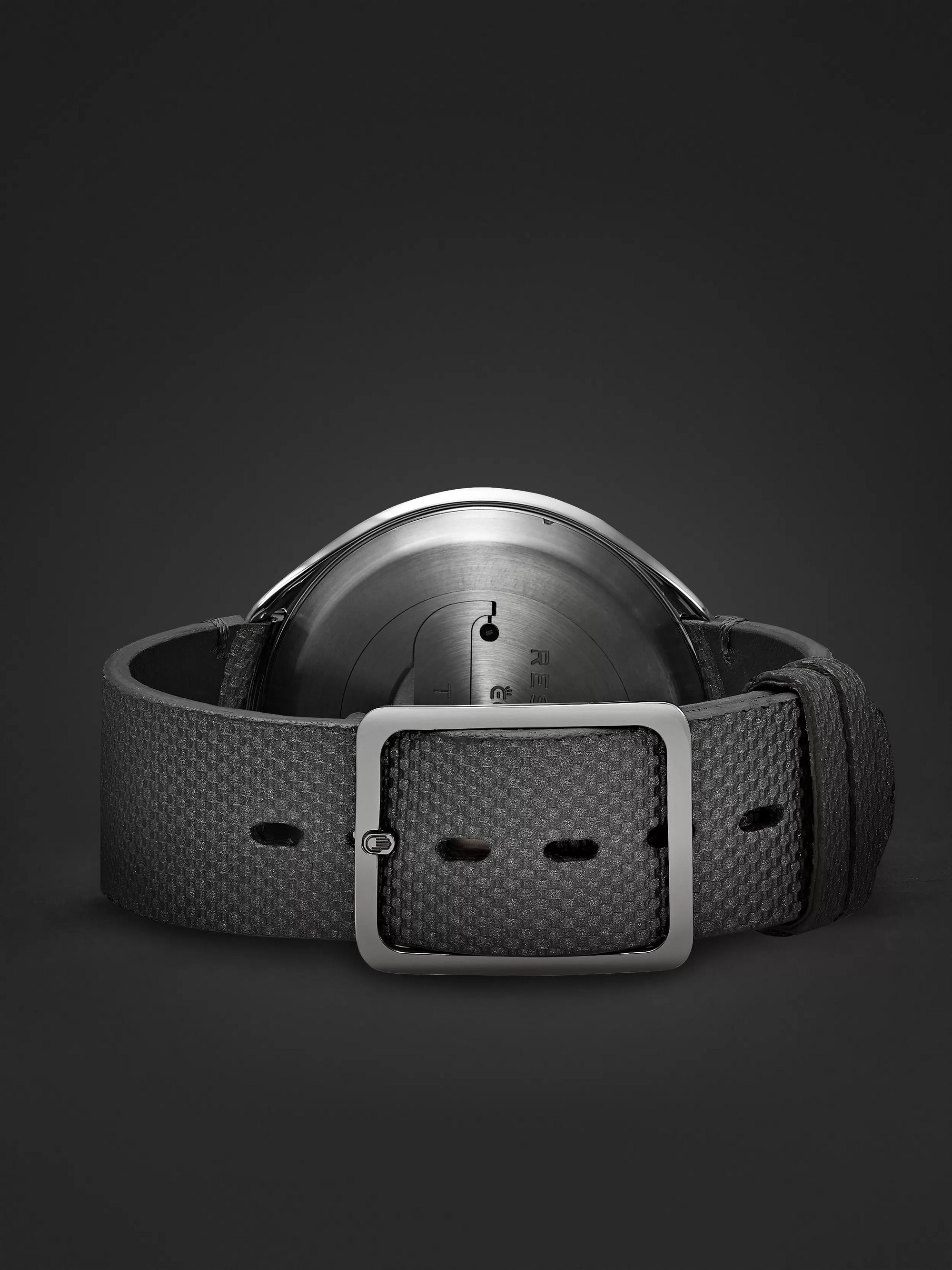 RESSENCE Type 2G Automatic 45mm Titanium and Leather Watch with Smart Crown Technology