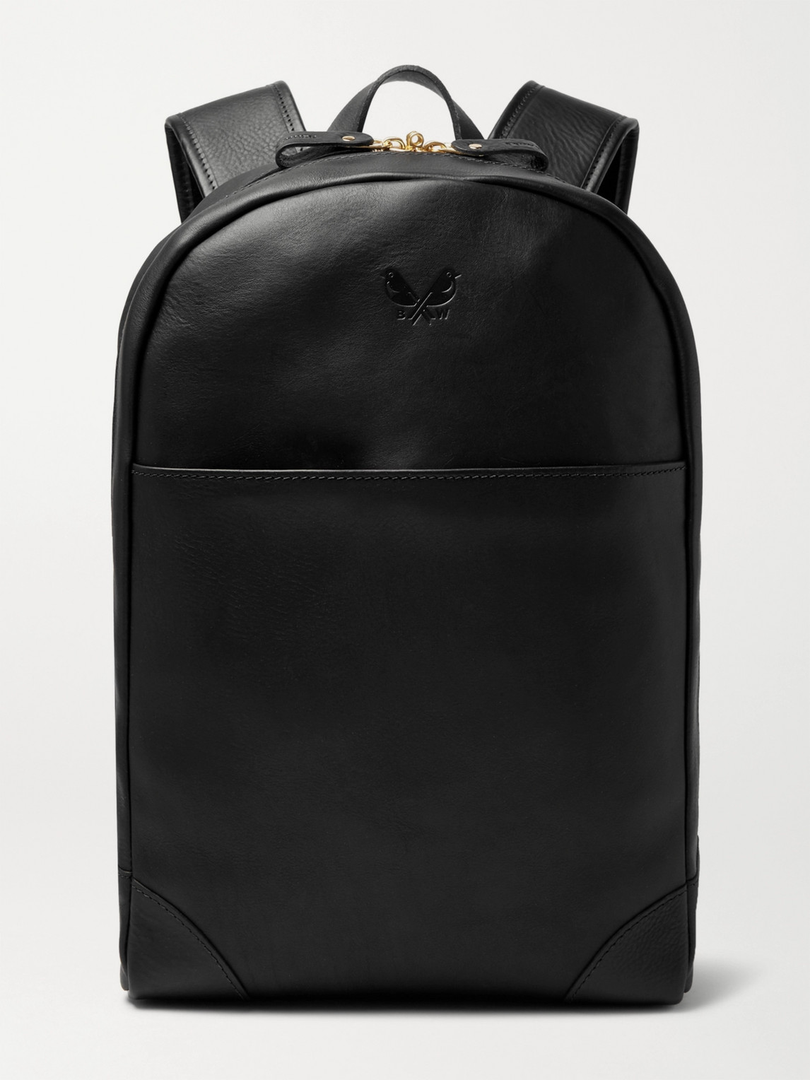 Bennett Winch Full-grain Leather Backpack In Black