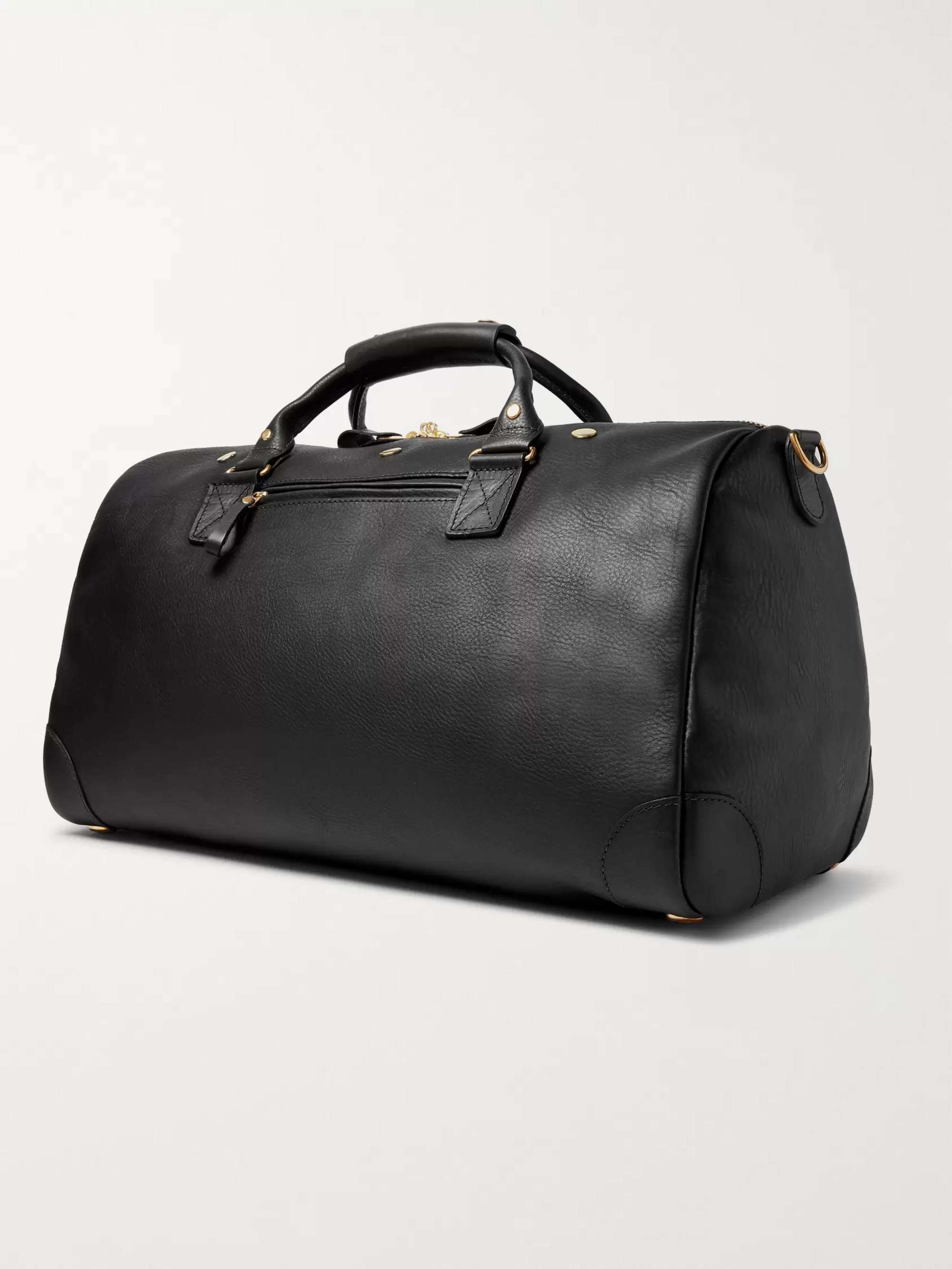 BENNETT WINCH Full-Grain Leather Holdall