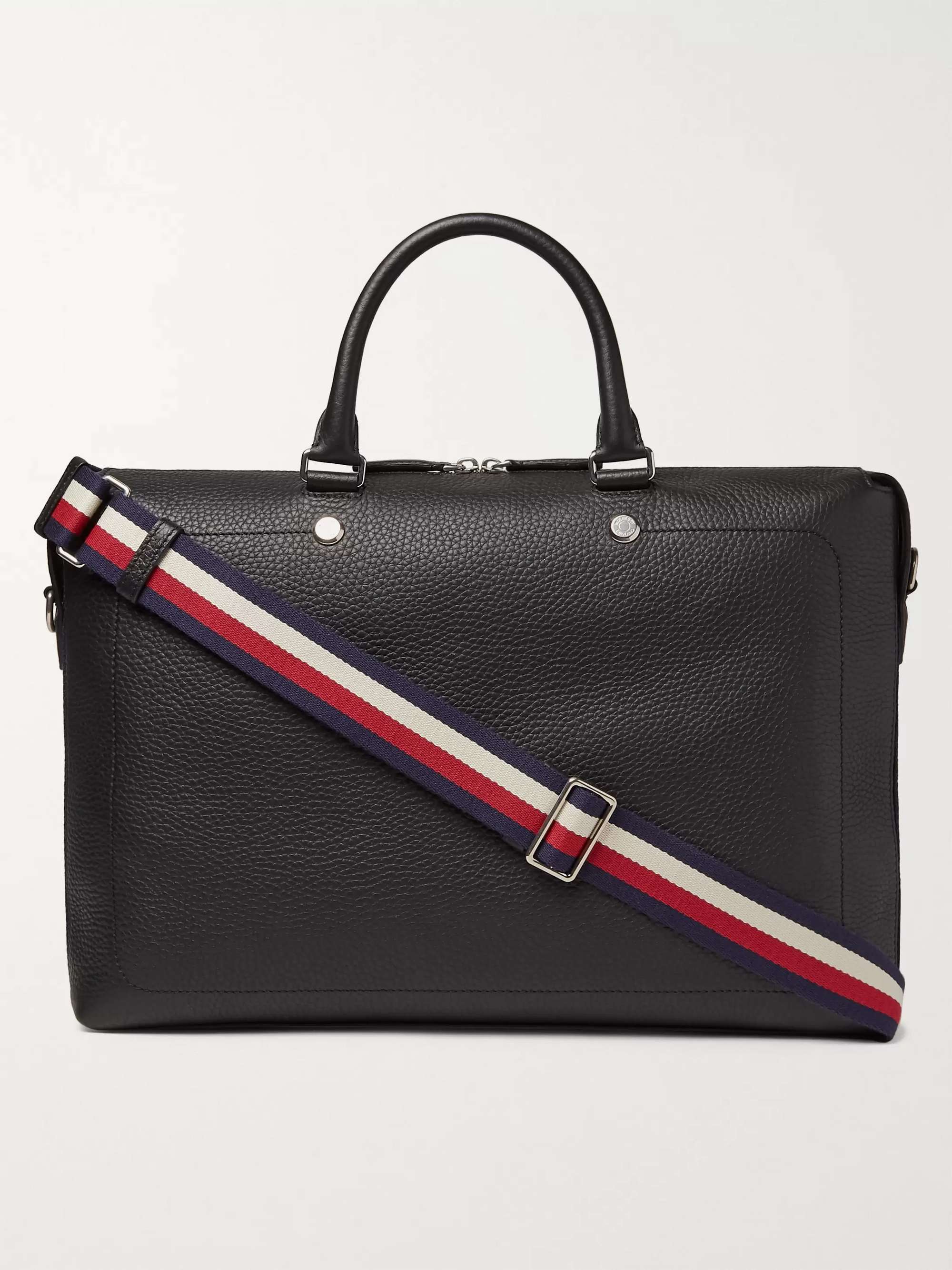 MULBERRY Webbing-Trimmed Full-Grain Leather Briefcase