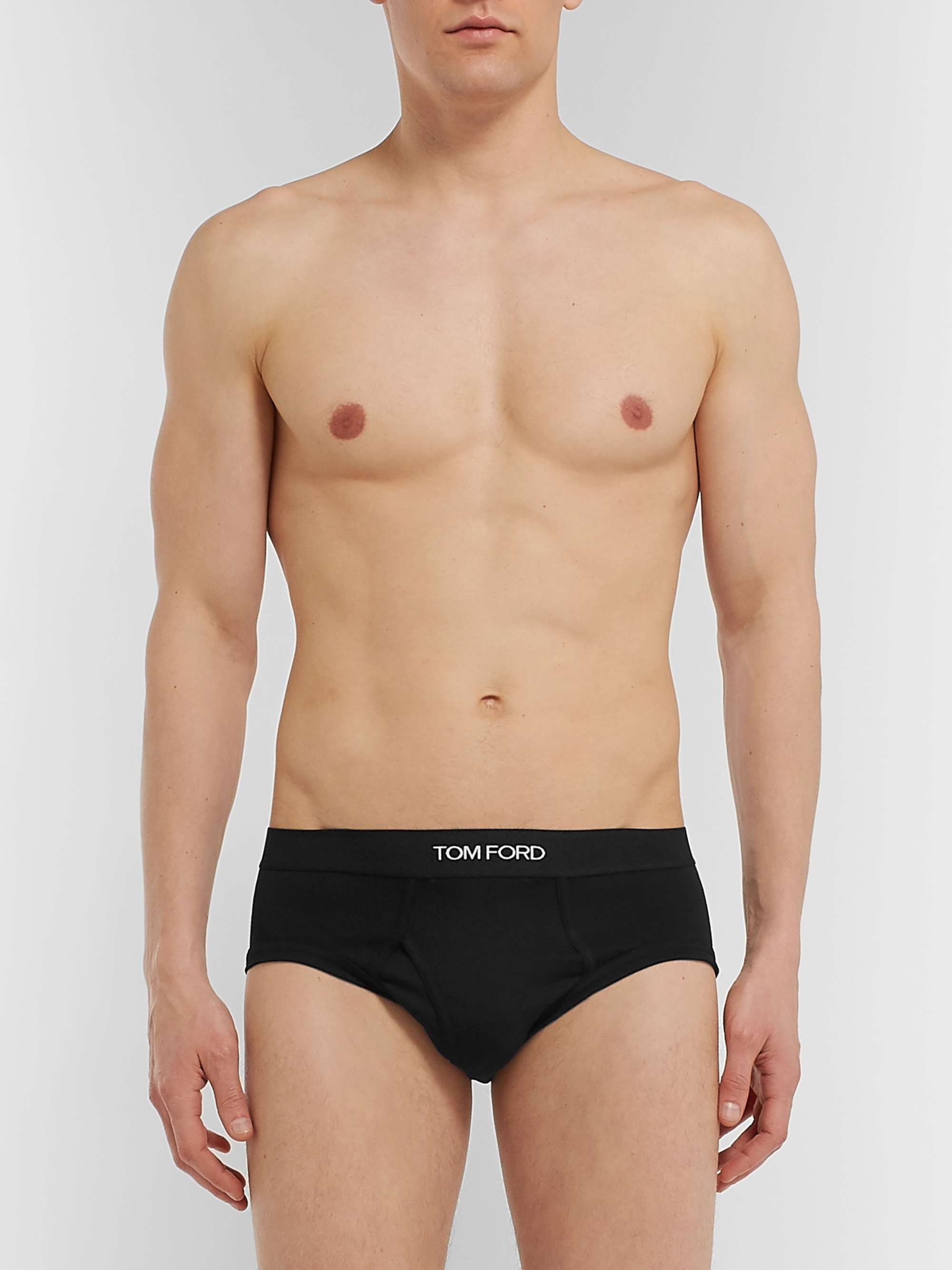 TOM FORD Slip aus Stretch-Baumwolle