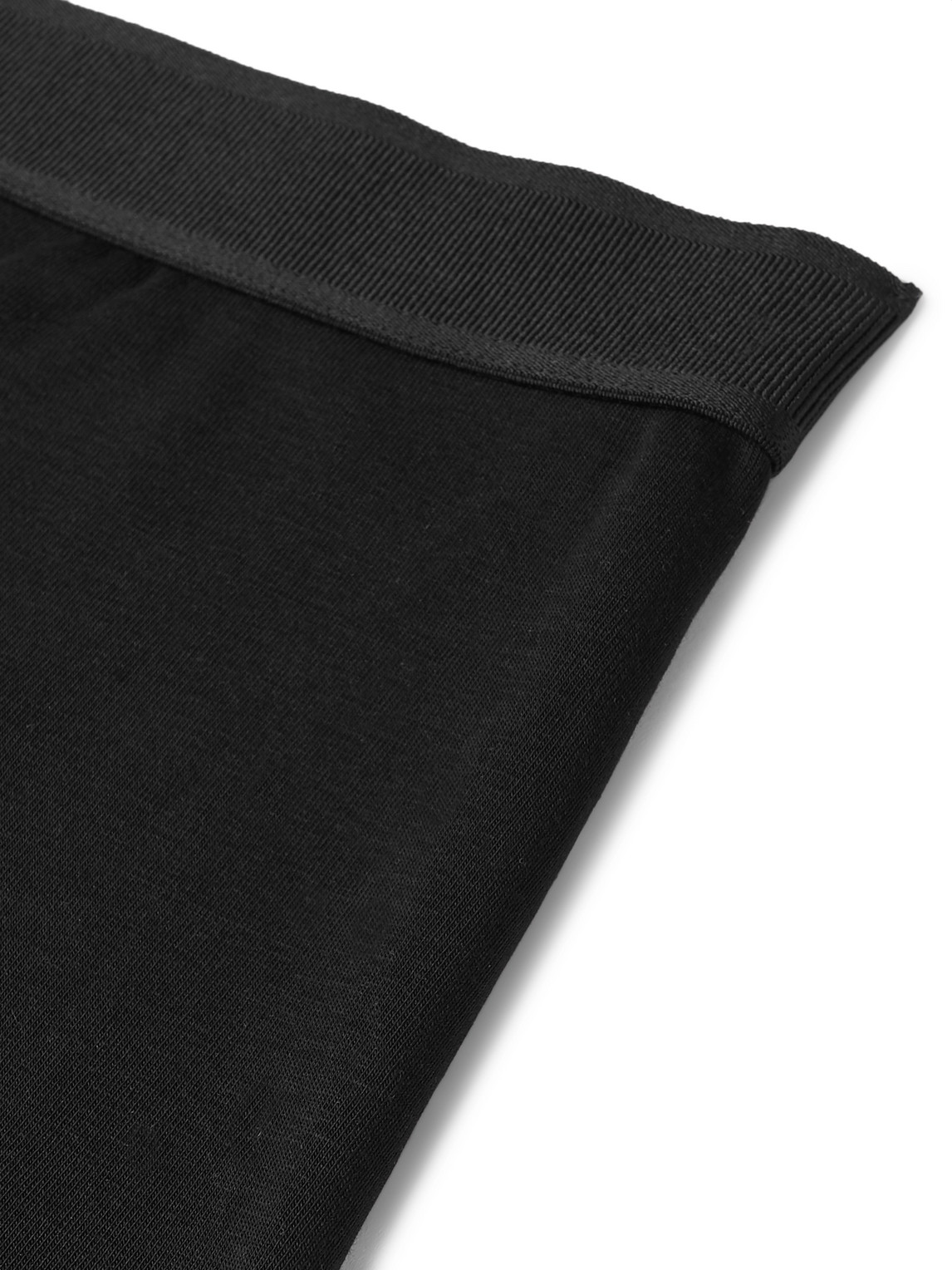 Shop Tom Ford Stretch-cotton Boxer Briefs In Black