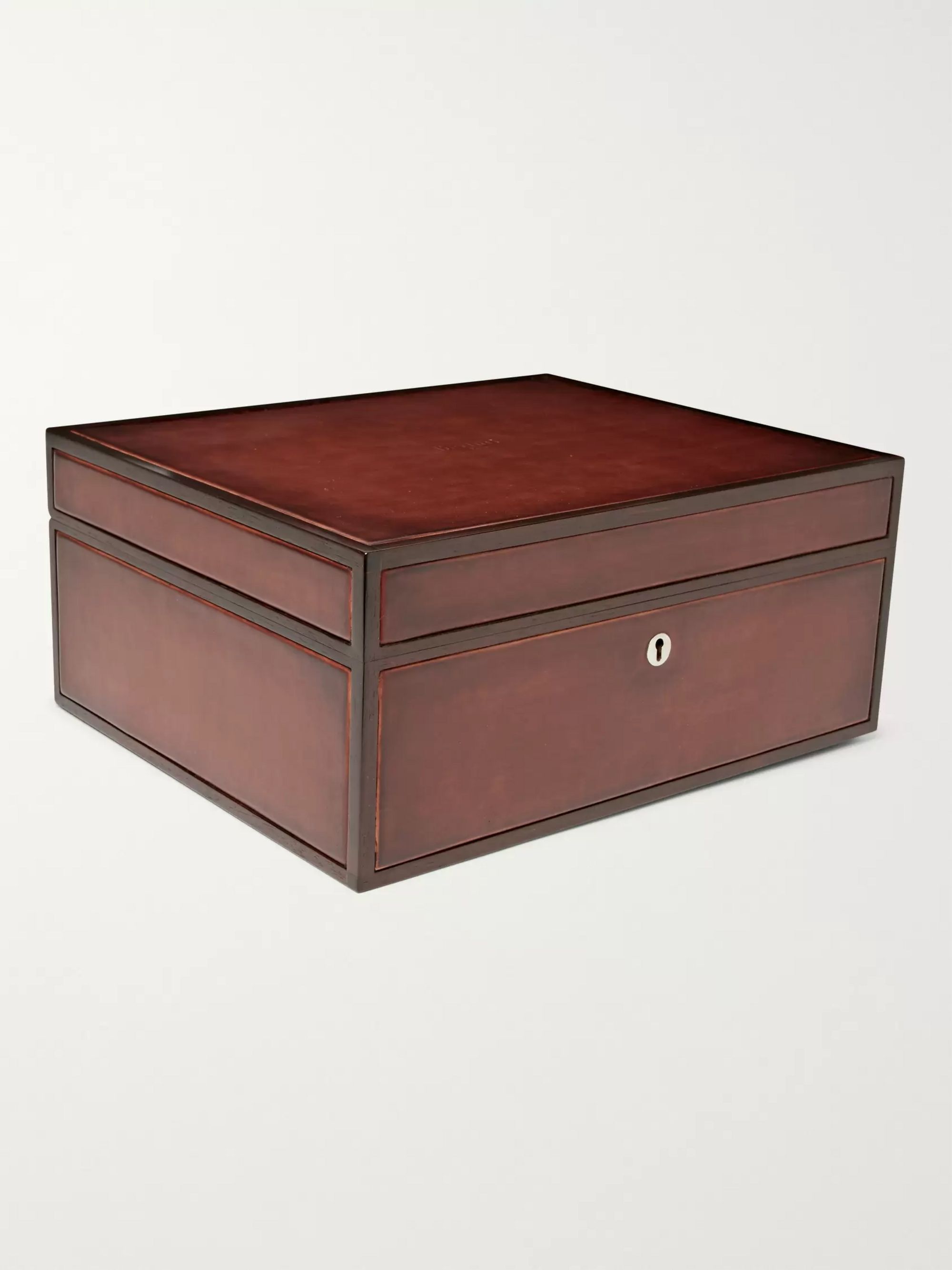 BERLUTI Venezia Leather and Rosewood Watch Box
