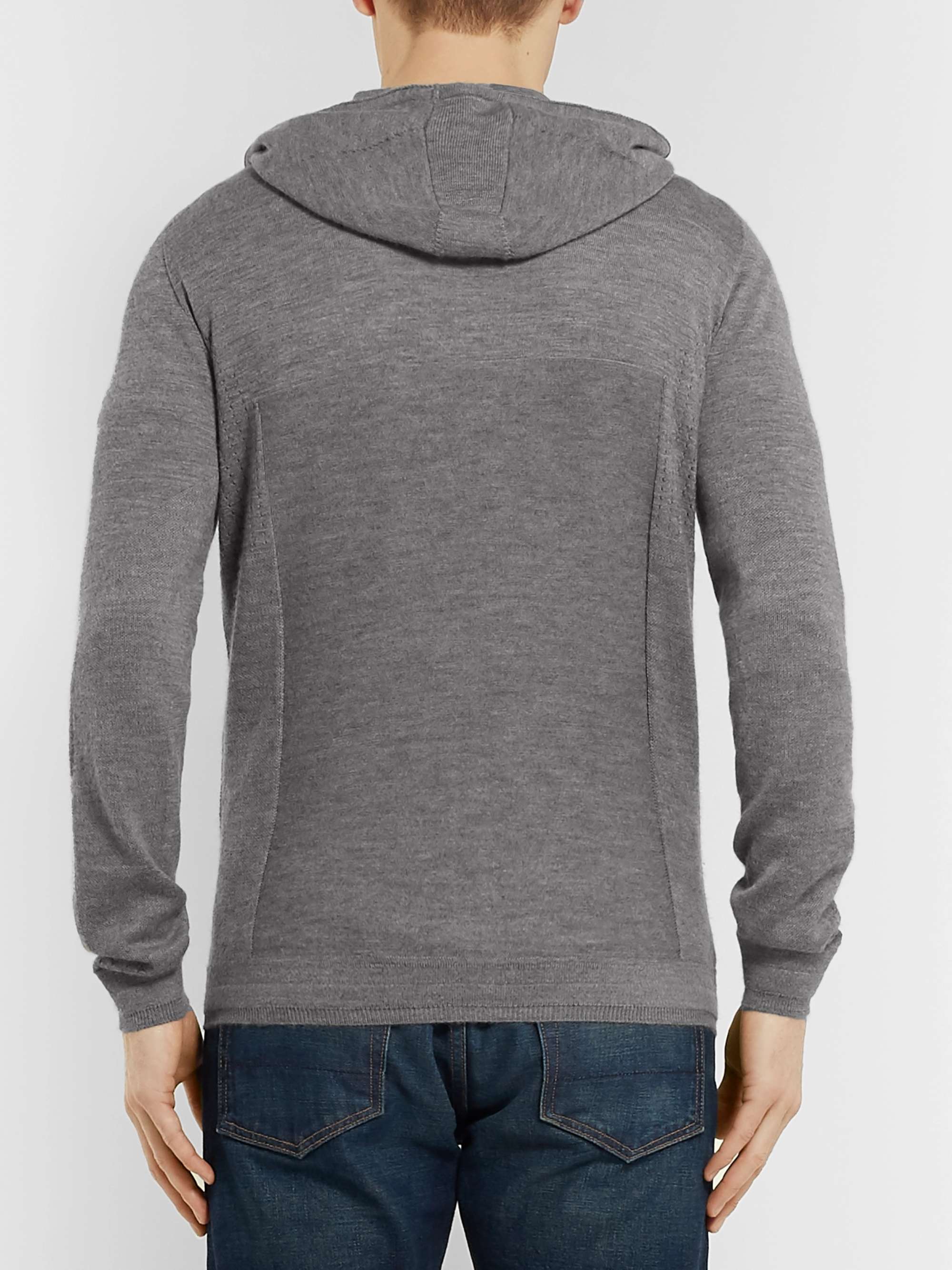 ZEGNA Cashmere Zip-Up Hoodie