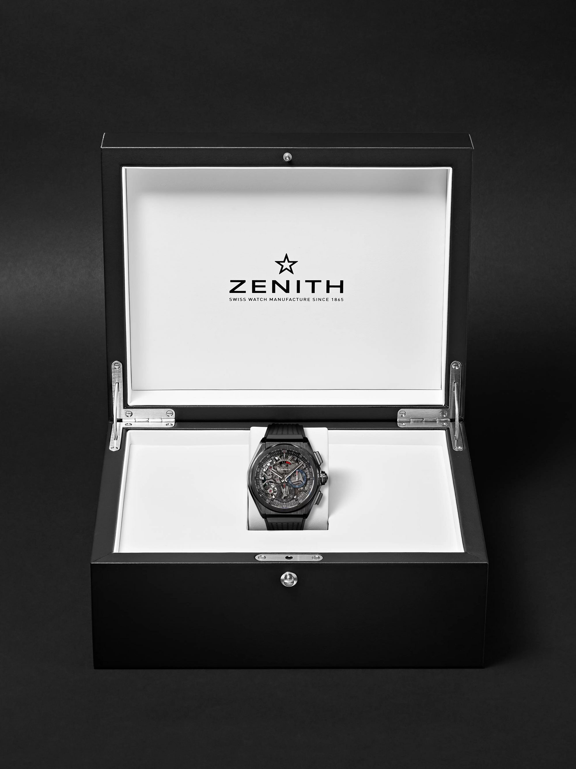 ZENITH Defy El Primero 21 Chronograph 44mm Ceramic and Rubber Watch