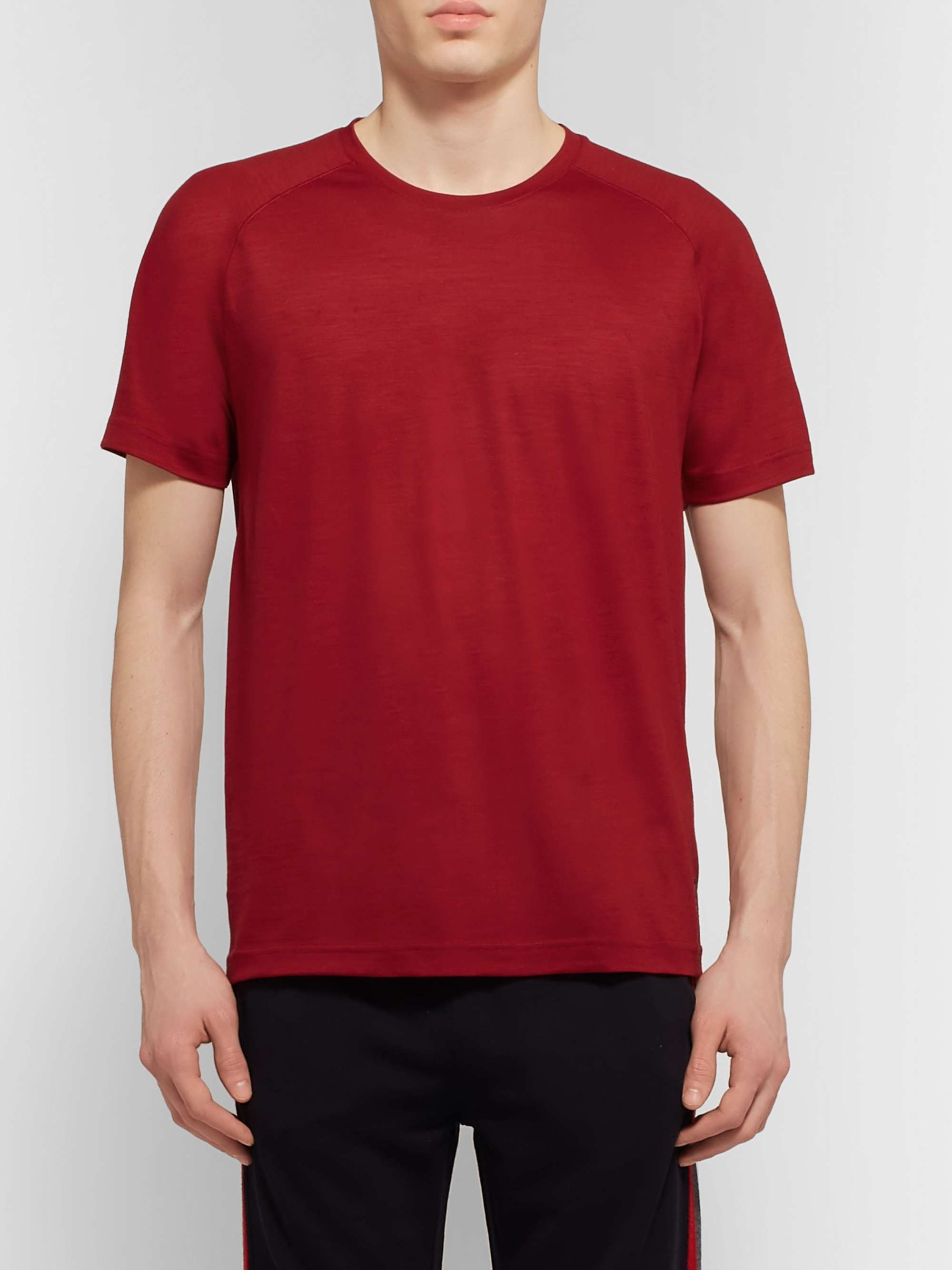 Z ZEGNA TECHMERINO Wool T-Shirt