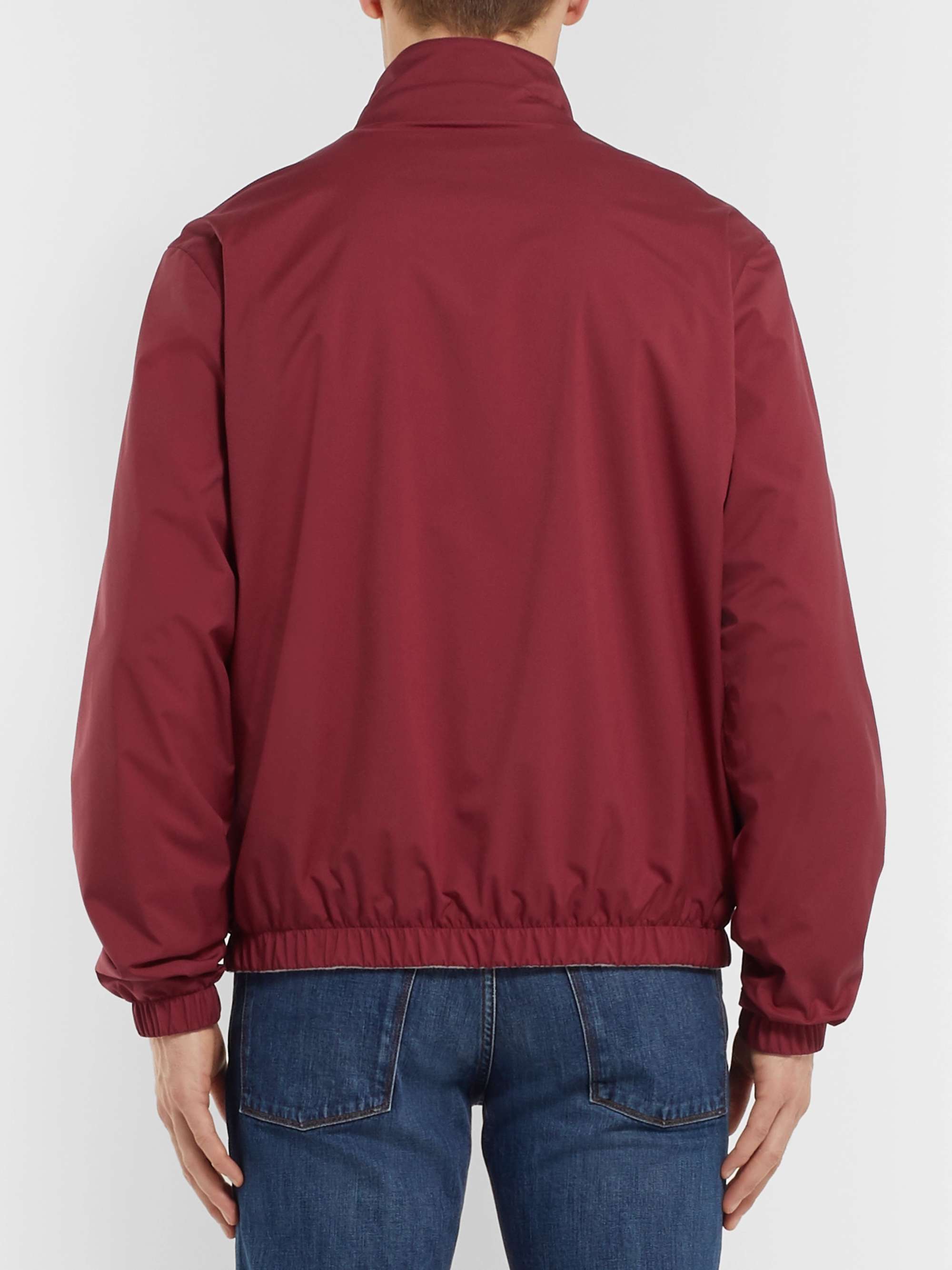 LORO PIANA Reversible Windmate Storm System® Shell and Cashmere Bomber Jacket