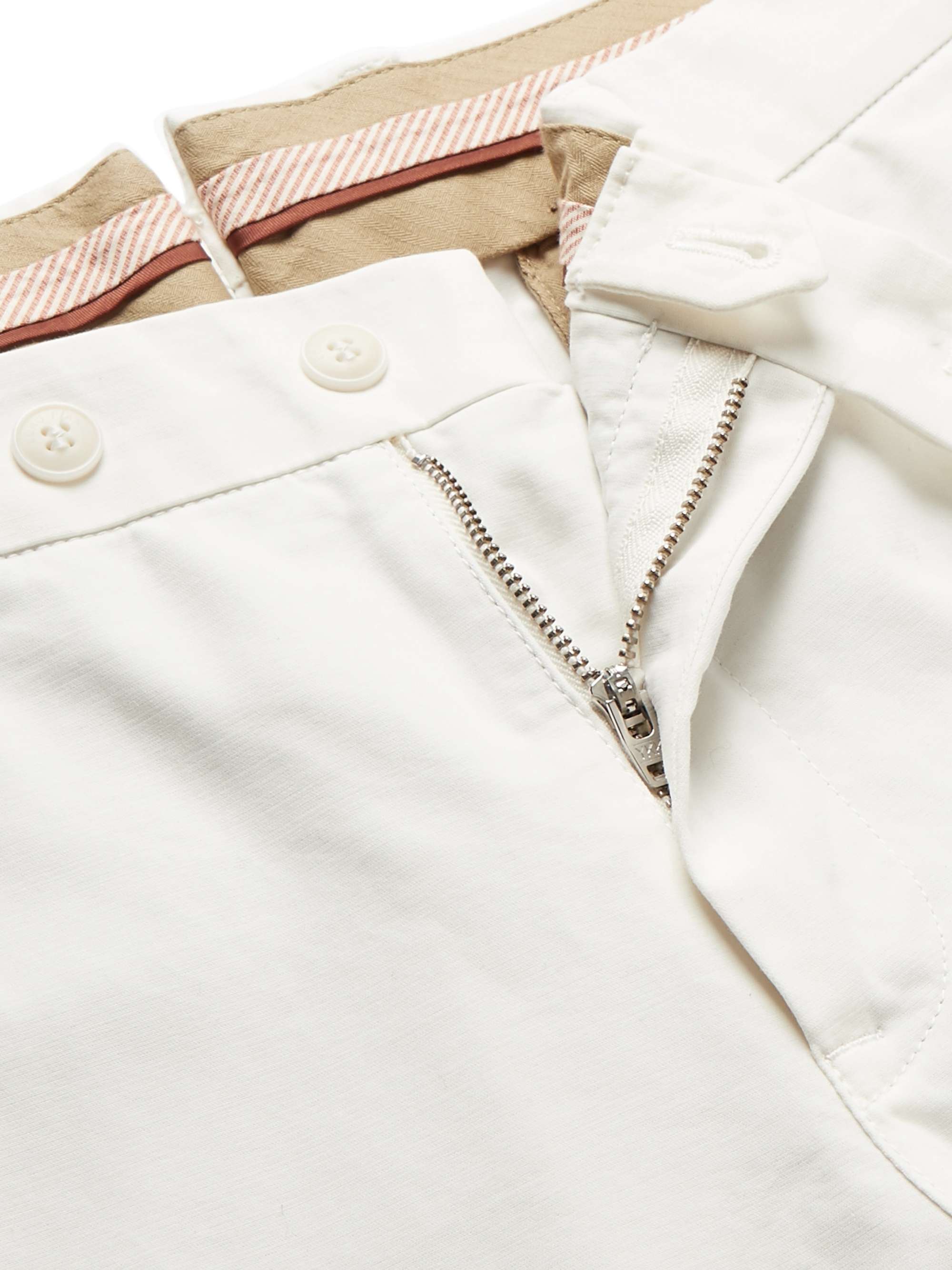 LORO PIANA Slim-Fit Cotton-Blend Trousers