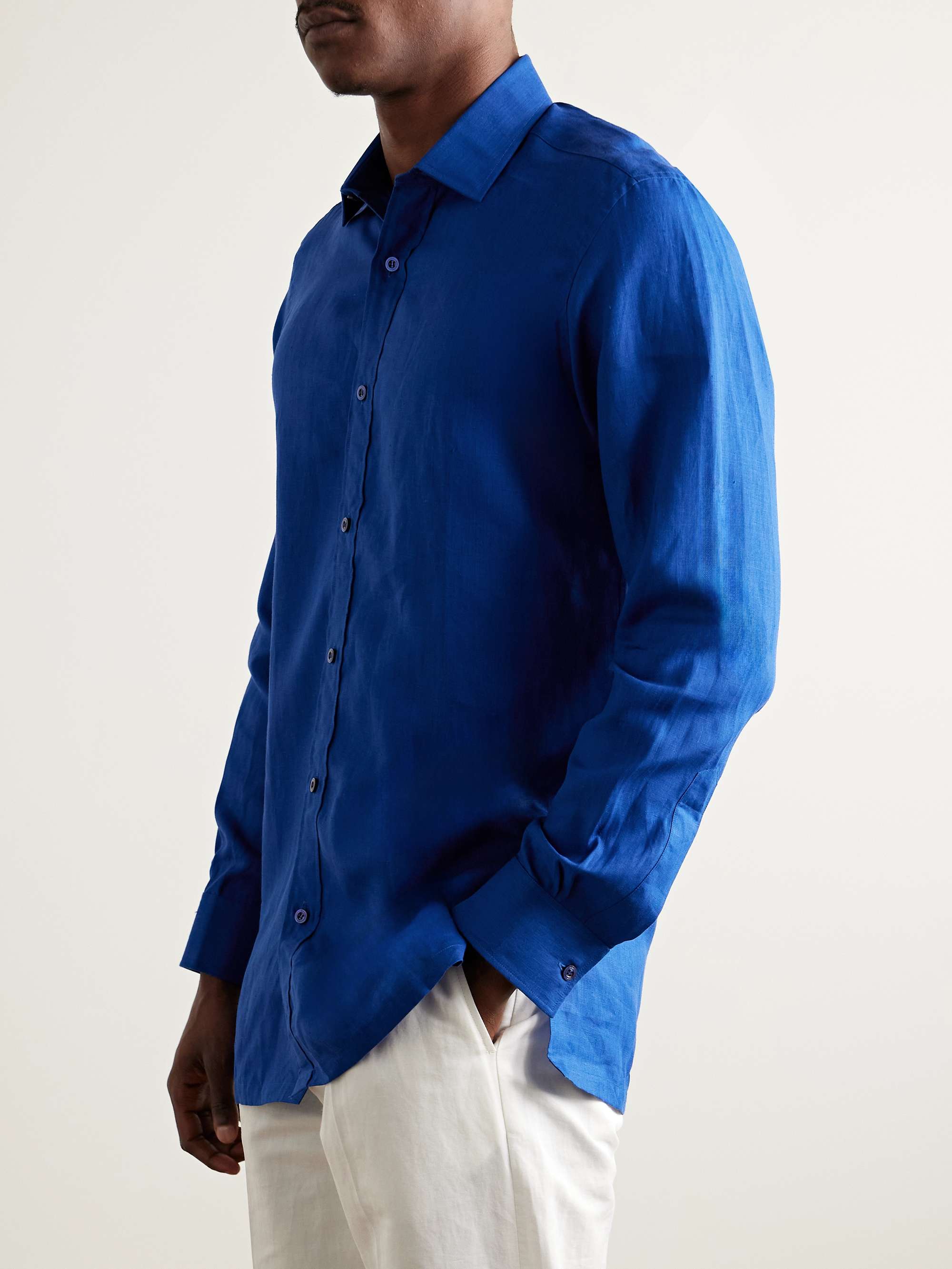 CHARVET Linen Shirt | MR PORTER