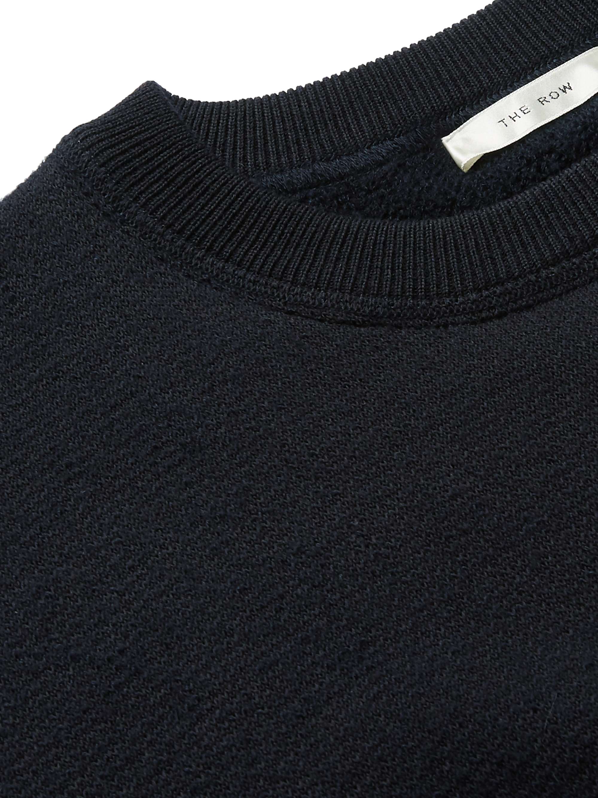 THE ROW Nicolas Cotton and Cashmere-Blend Sweater