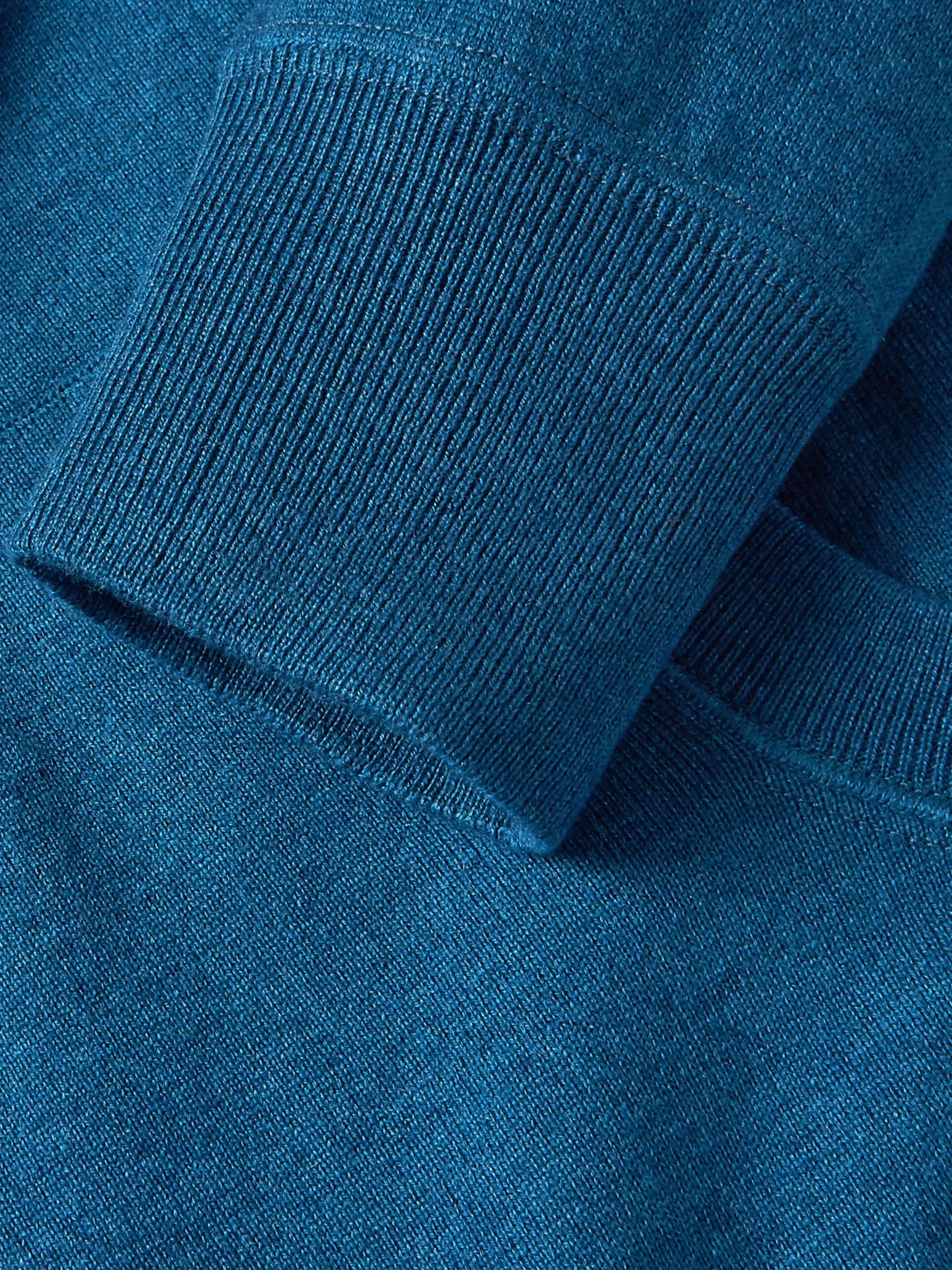 LORO PIANA Portland Mélange Cashmere and Silk-Blend Zip-Up Hoodie