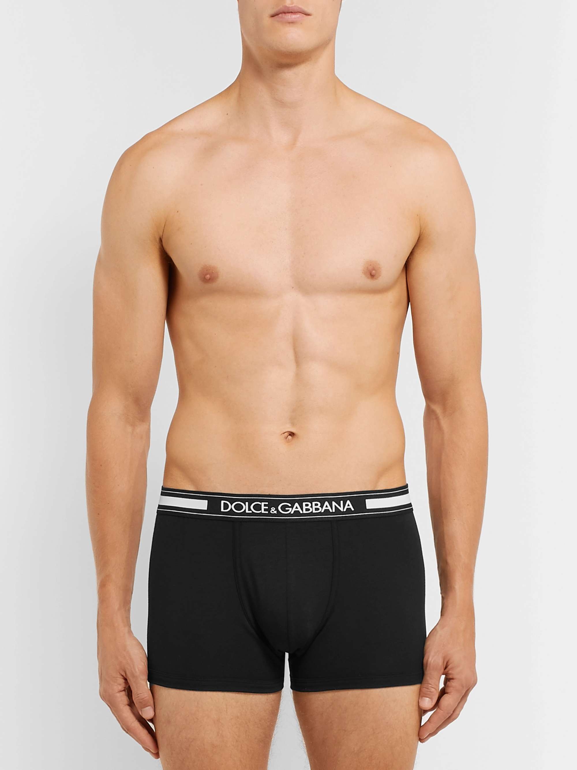 DOLCE&GABBANA Stretch-Cotton Boxer Briefs