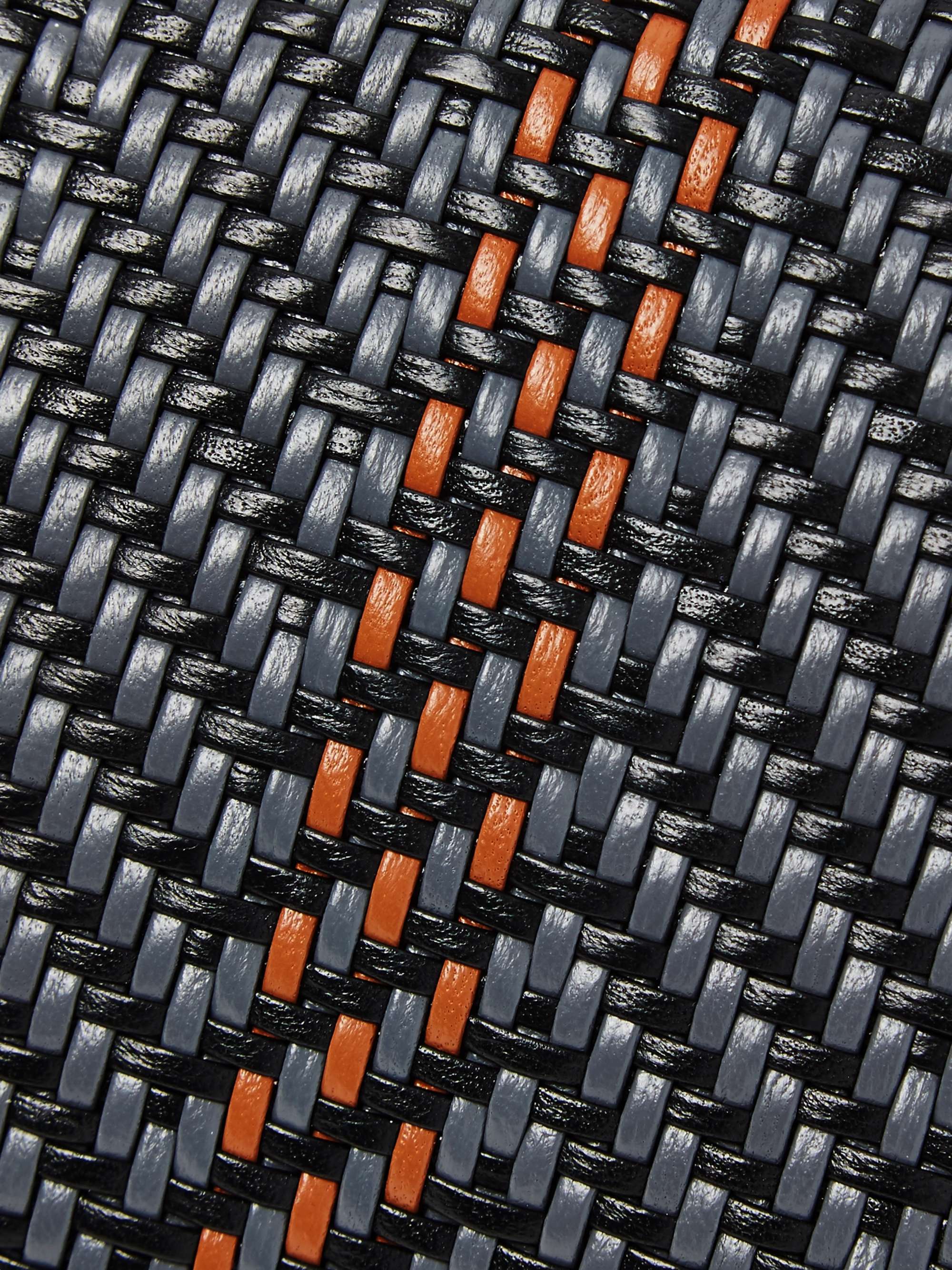 ZEGNA PelleTessuta Leather Sunglasses Case