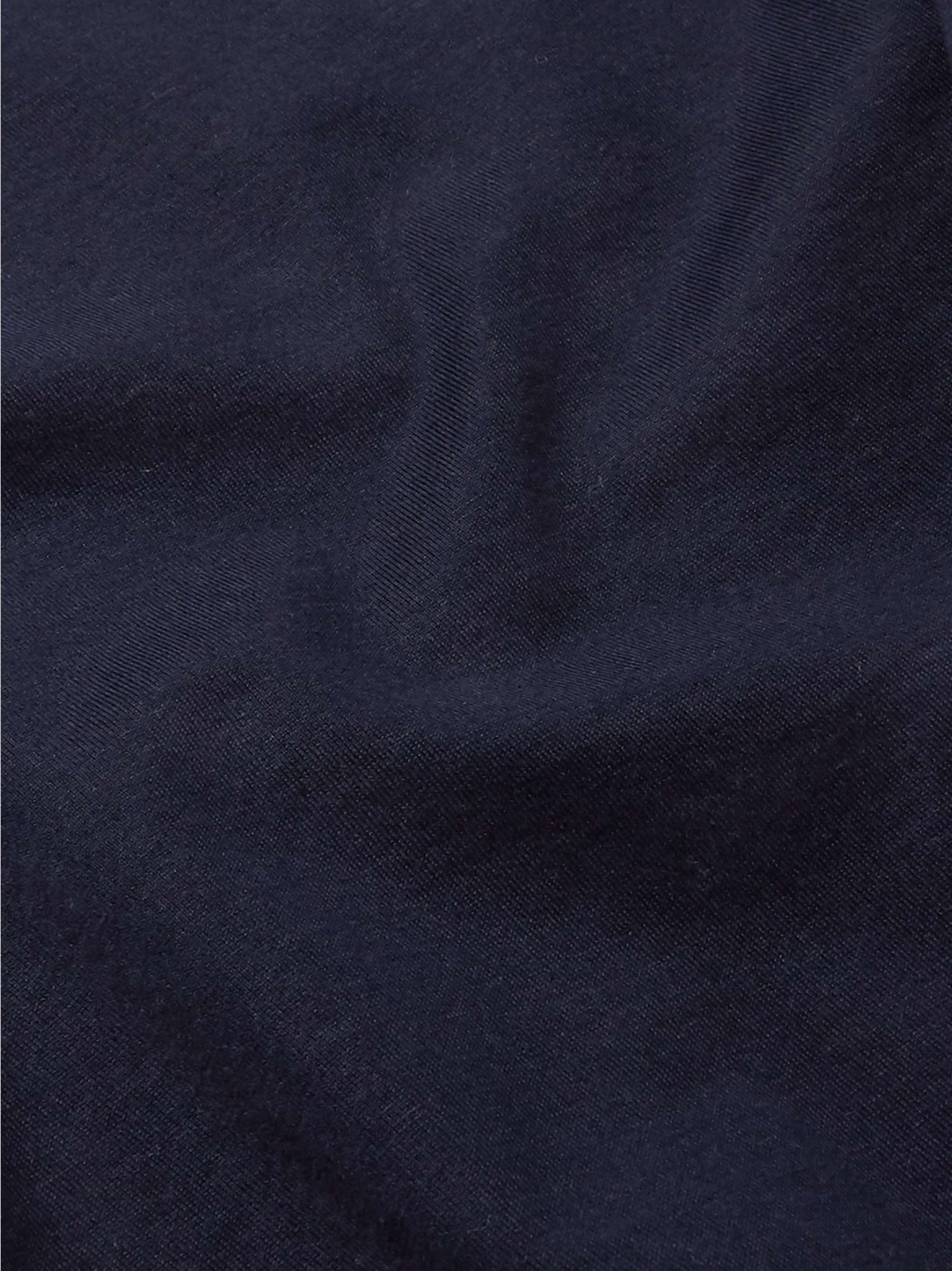 HANDVAERK Pima Cotton-Jersey Henley Pyjama T-Shirt