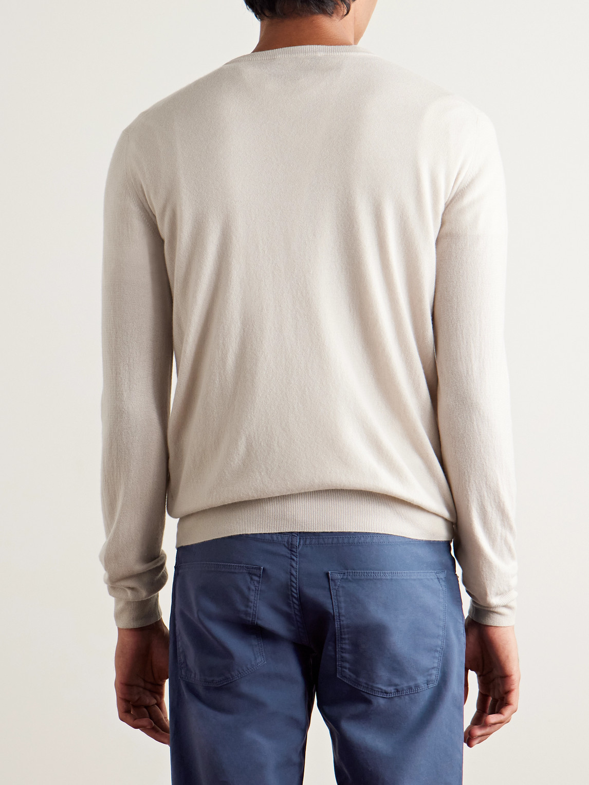 Slim-Fit Baby Cashmere Sweater