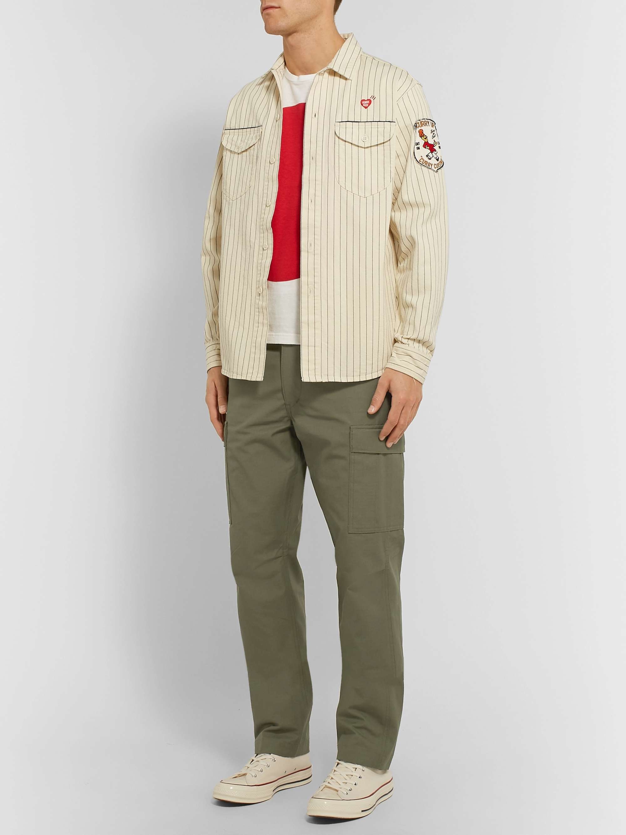ORSLOW Cotton-Ripstop Cargo Trousers