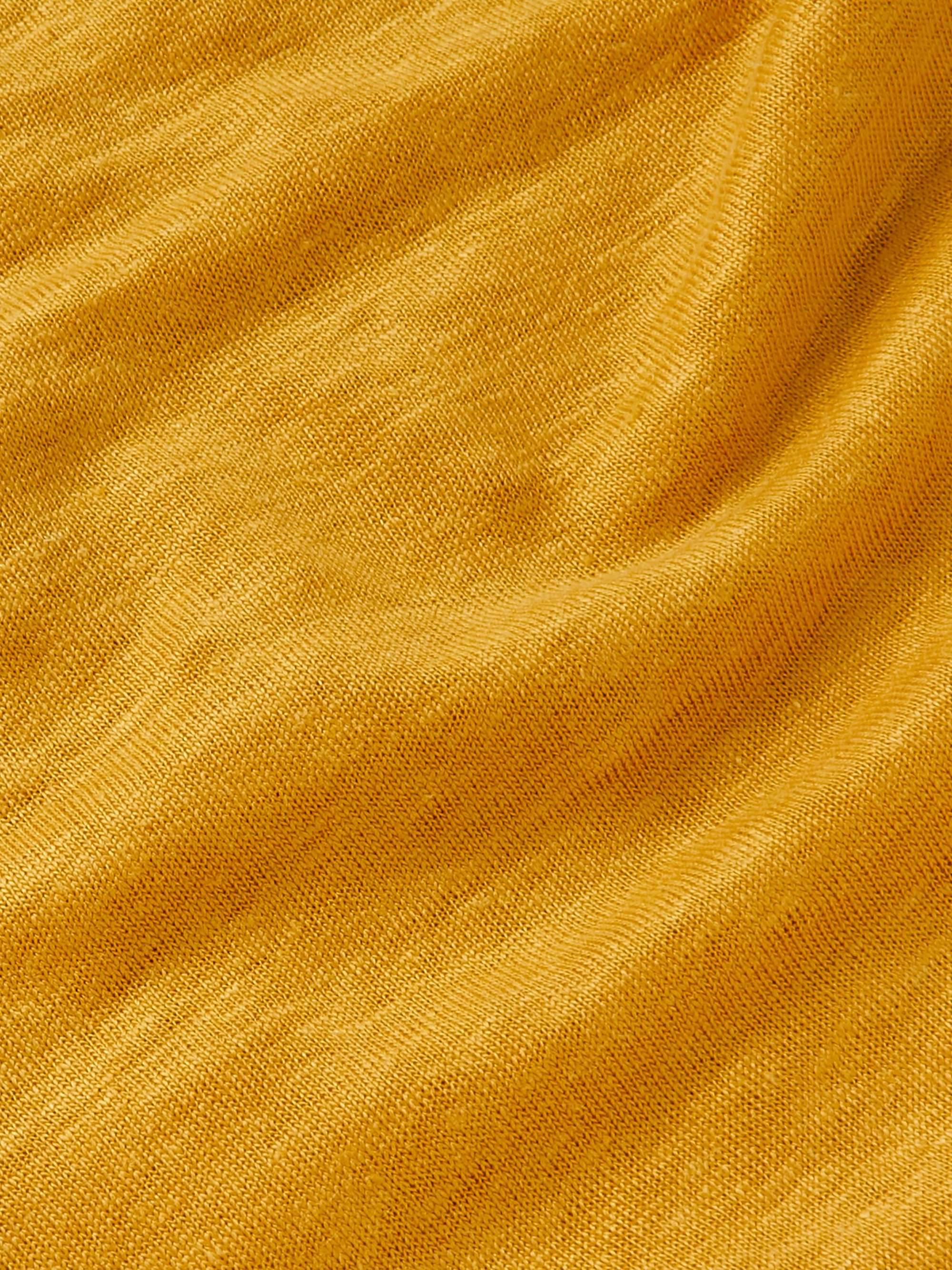 ZEGNA Mélange Linen Polo Shirt