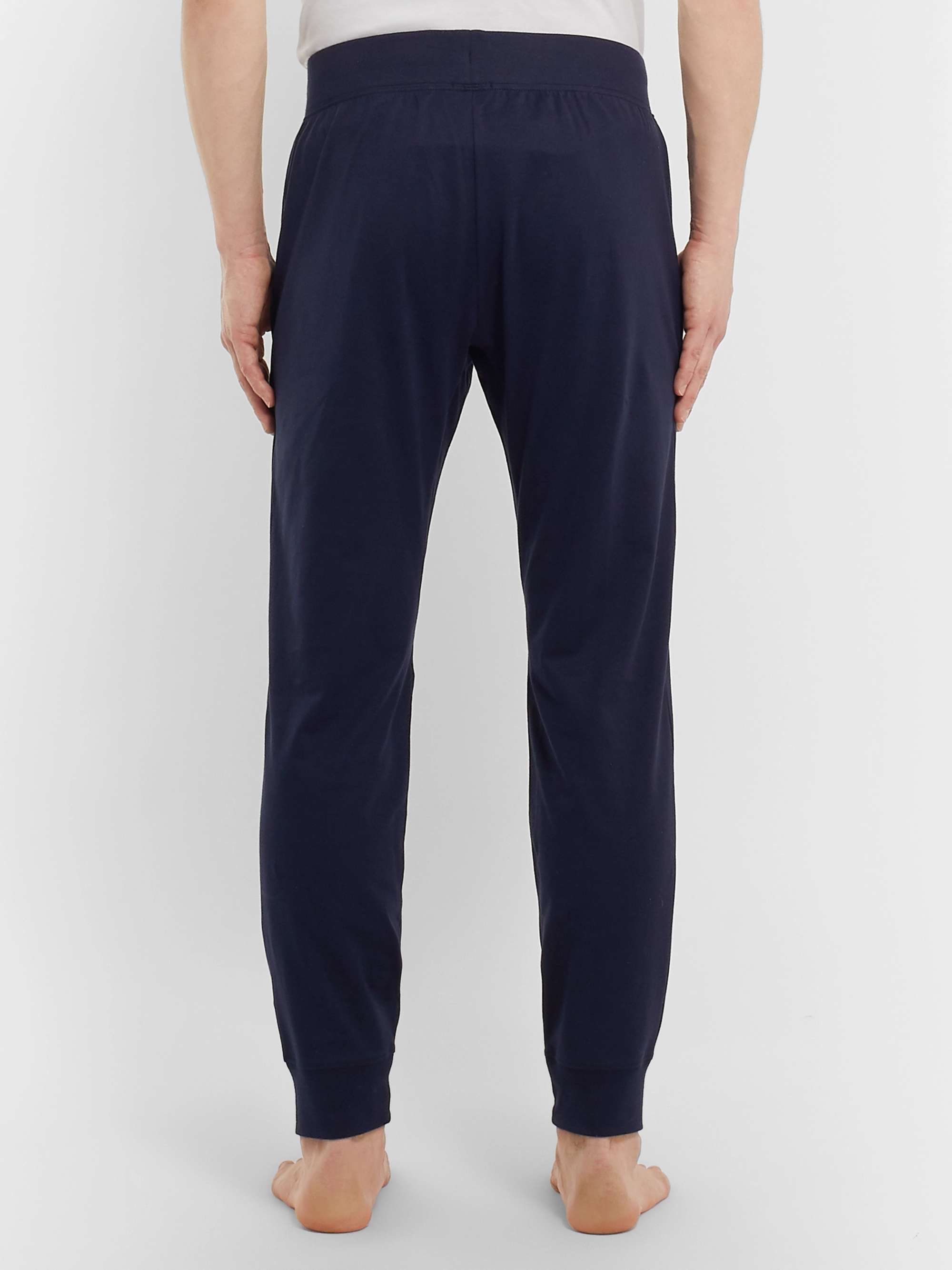 HANDVAERK Tapered Pima Cotton-Jersey Pyjama Trousers
