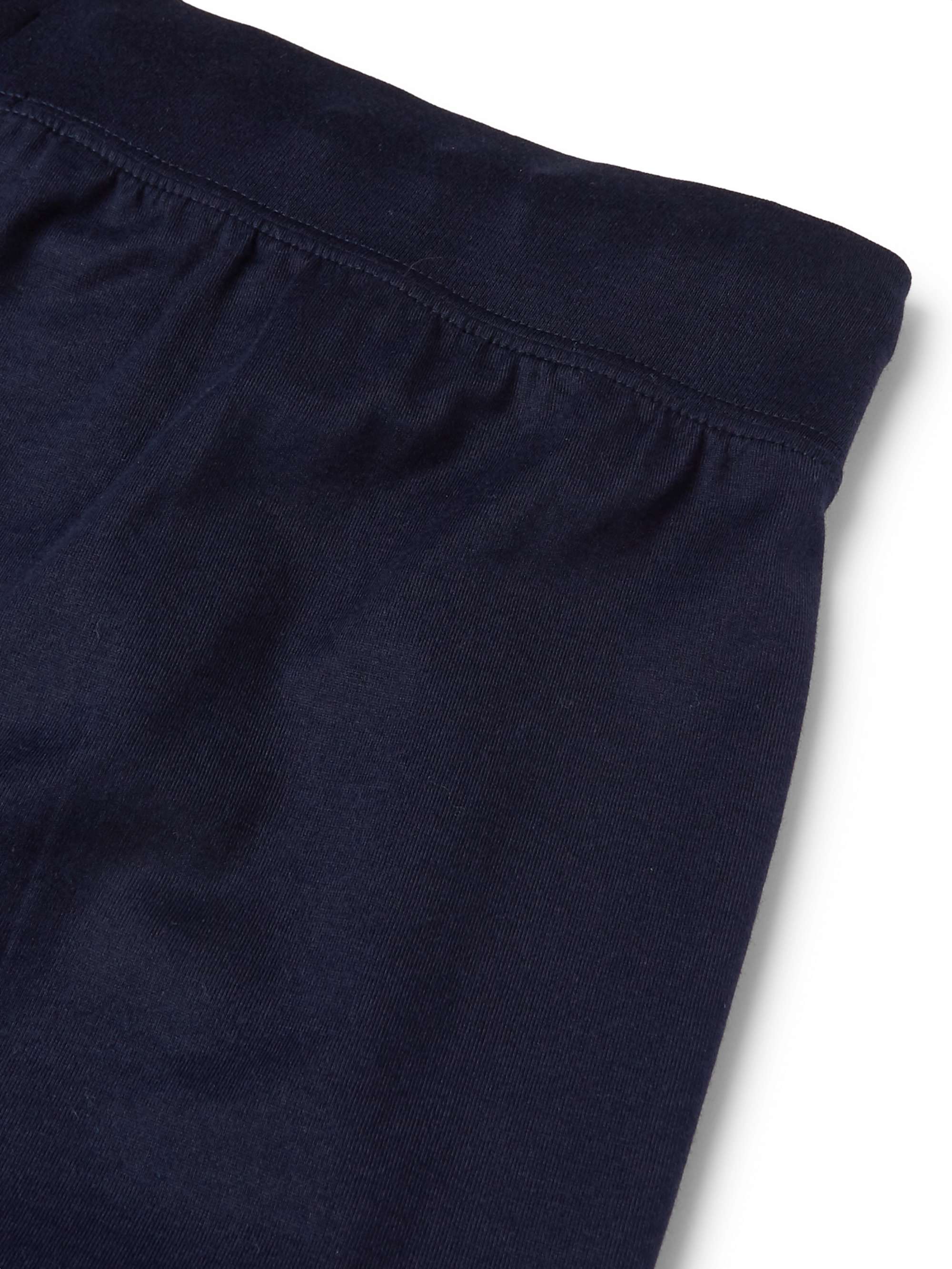 HANDVAERK Tapered Pima Cotton-Jersey Pyjama Trousers | MR PORTER