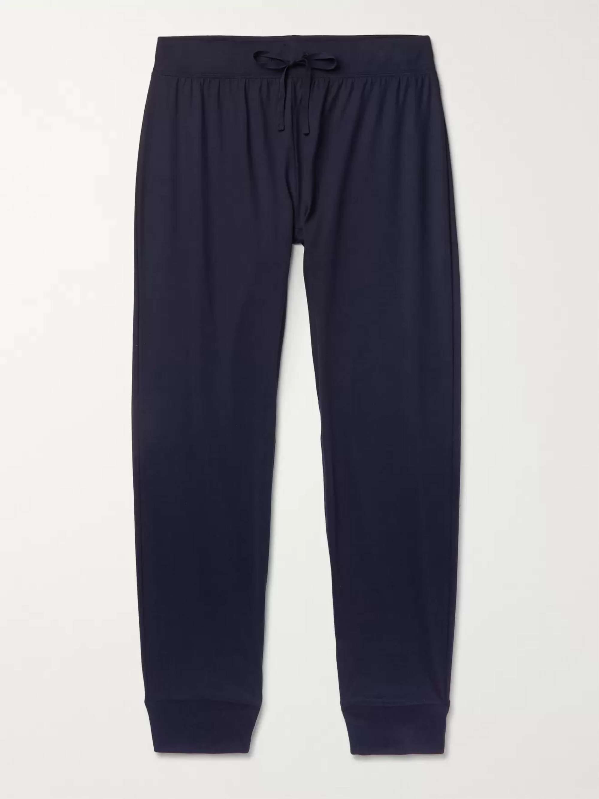 HANDVAERK Tapered Pima Cotton-Jersey Pyjama Trousers | MR PORTER