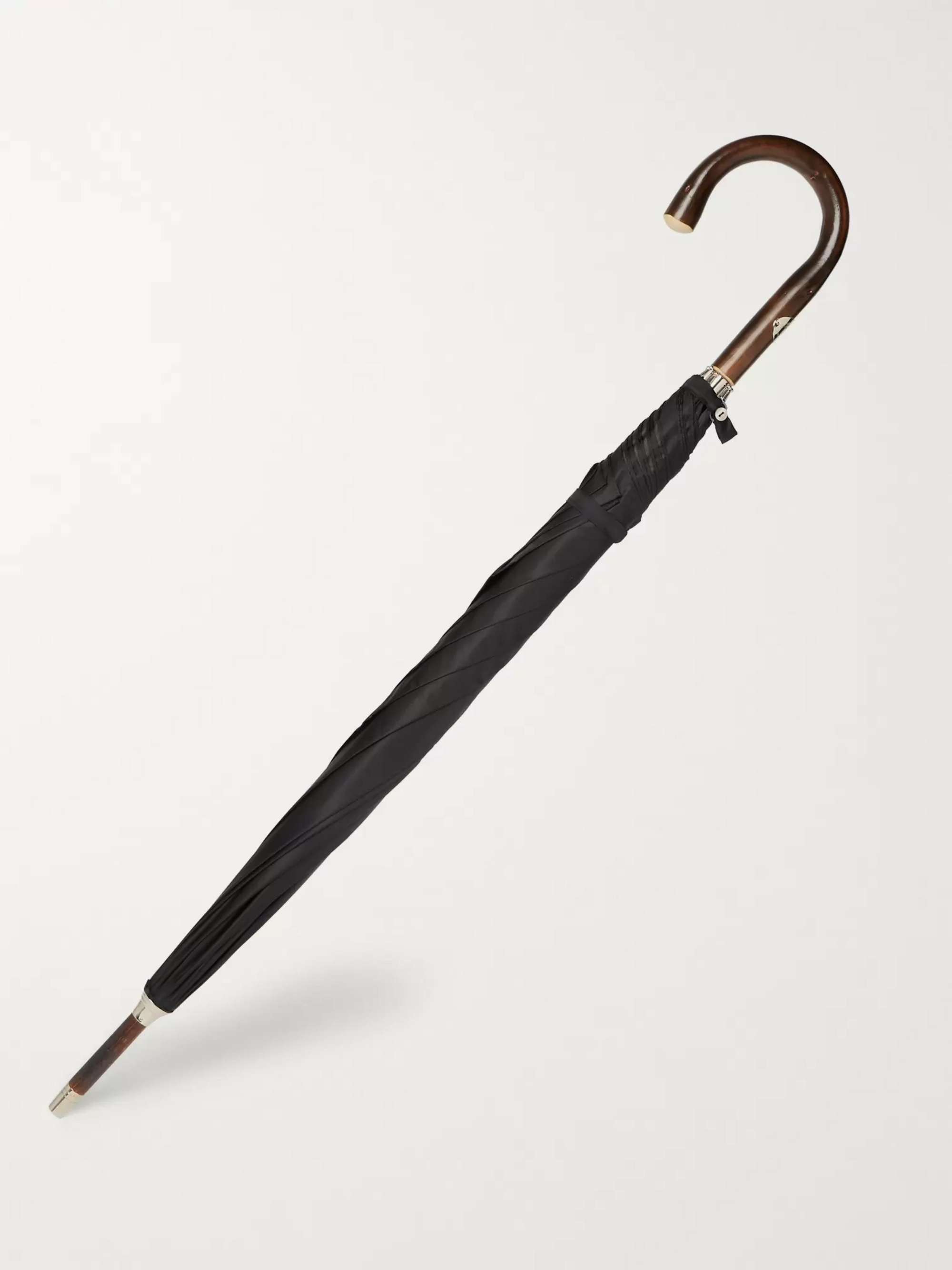 FRANCESCO MAGLIA Chestnut Wood-Handle Umbrella