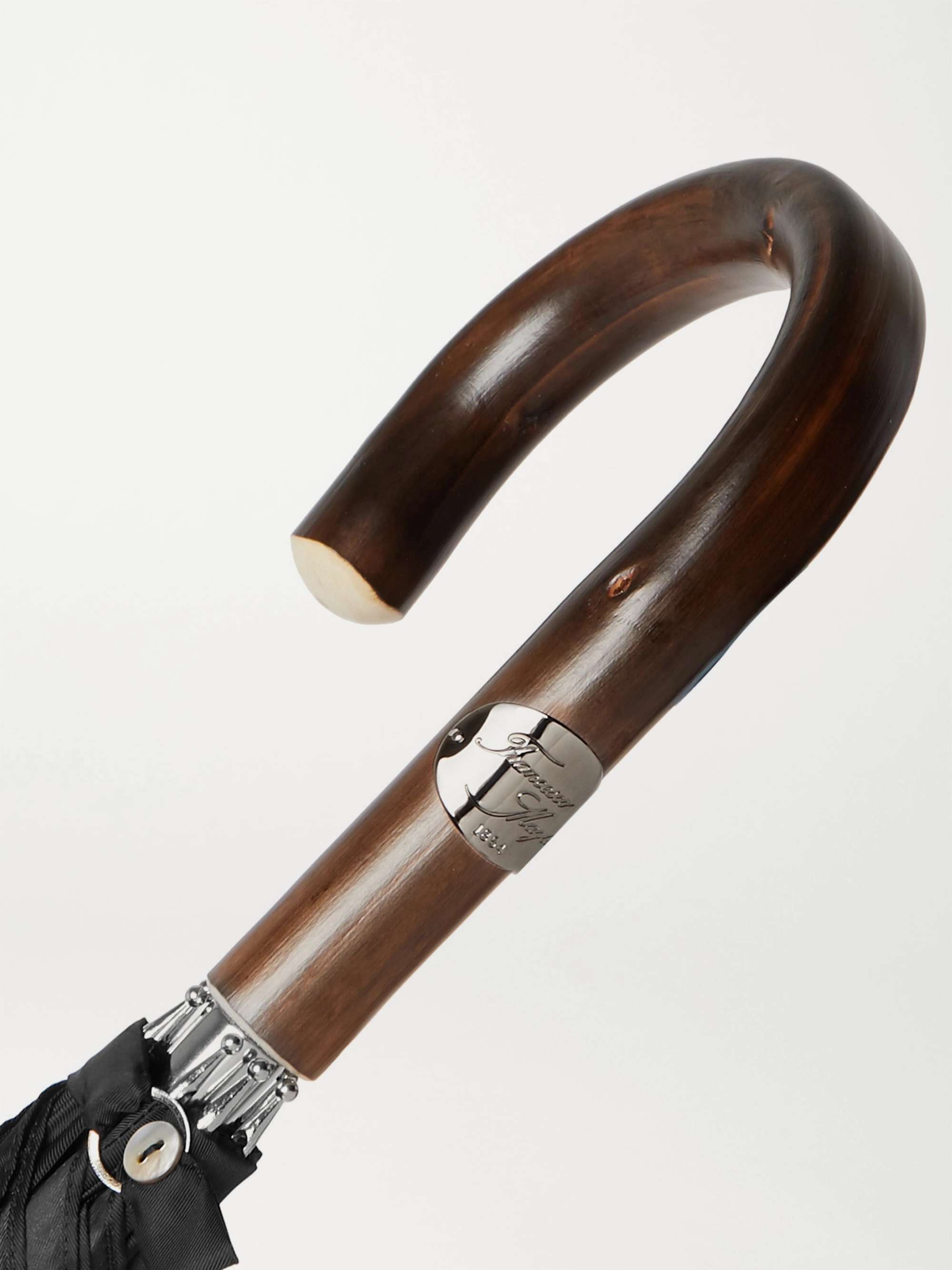 FRANCESCO MAGLIA Chestnut Wood-Handle Umbrella