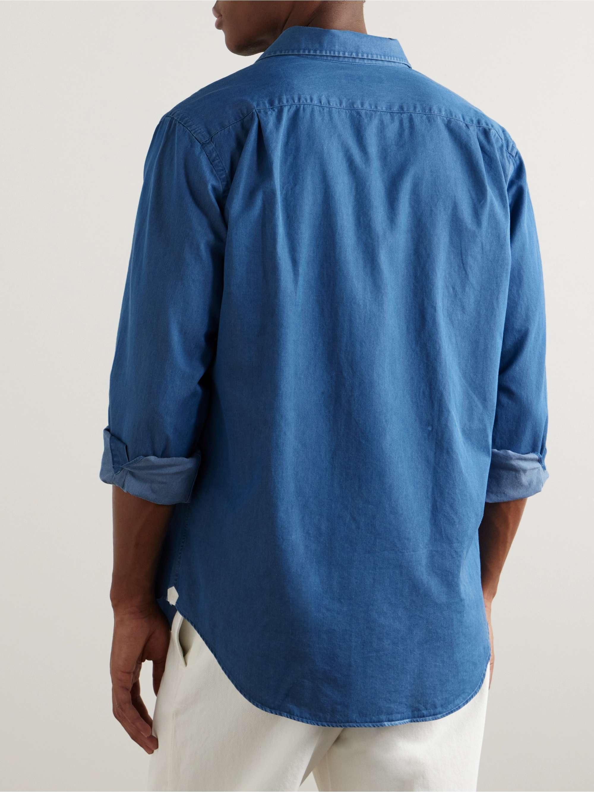 LORO PIANA Andre Cotton-Chambray Shirt