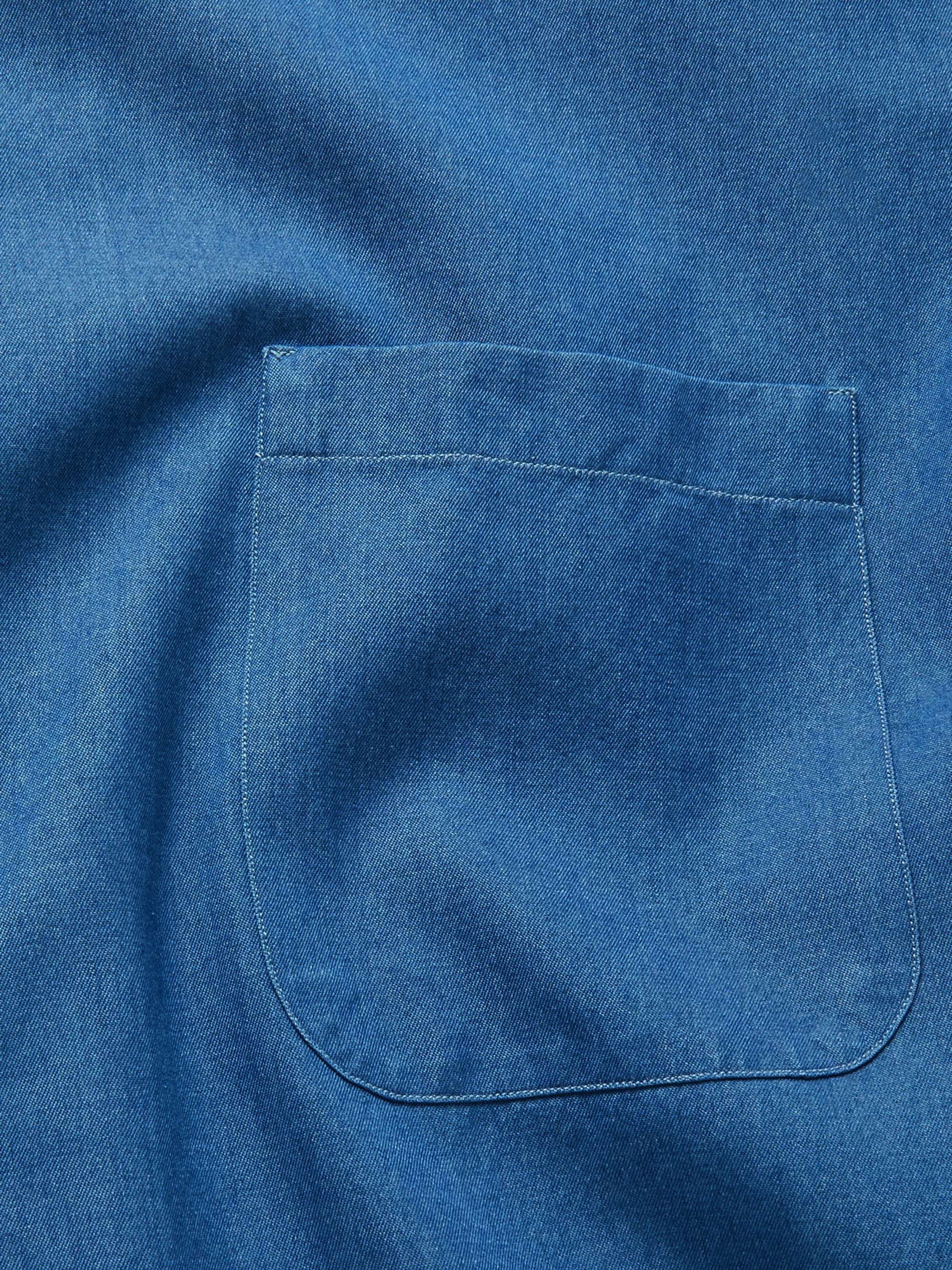 LORO PIANA Andre Cotton-Chambray Shirt