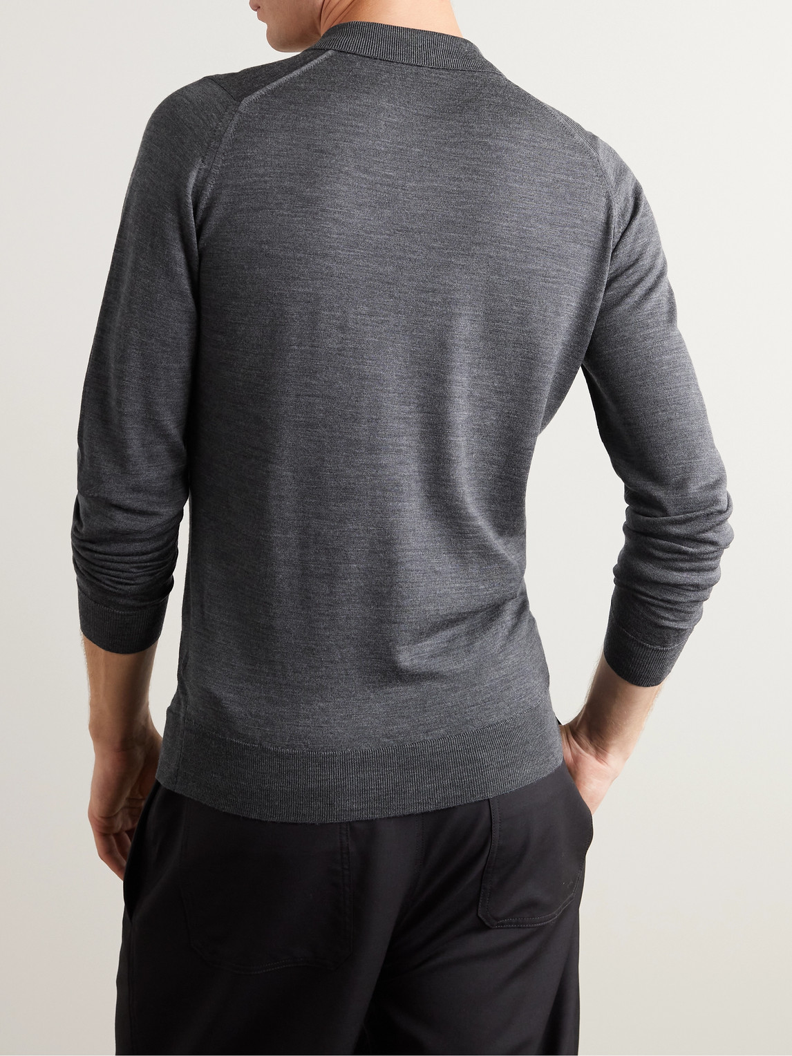 Belper Slim-Fit Merino Wool Polo Shirt