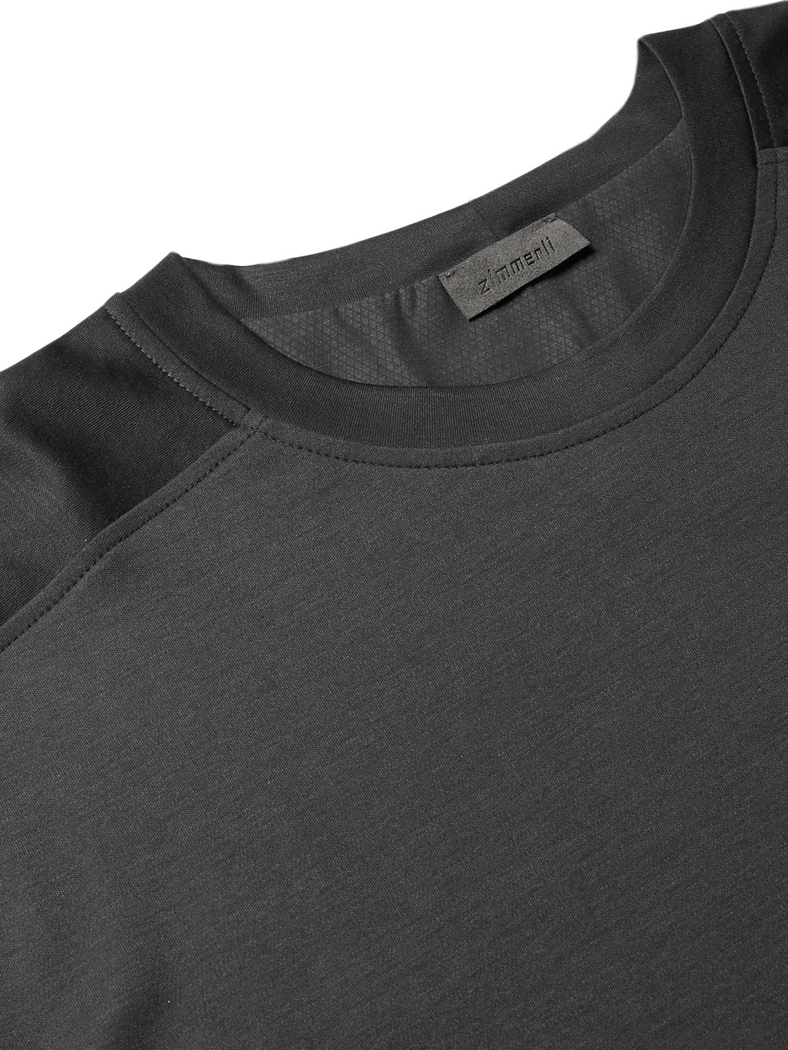 Shop Zimmerli Cotton And Modal-blend Pyjama T-shirt In Gray