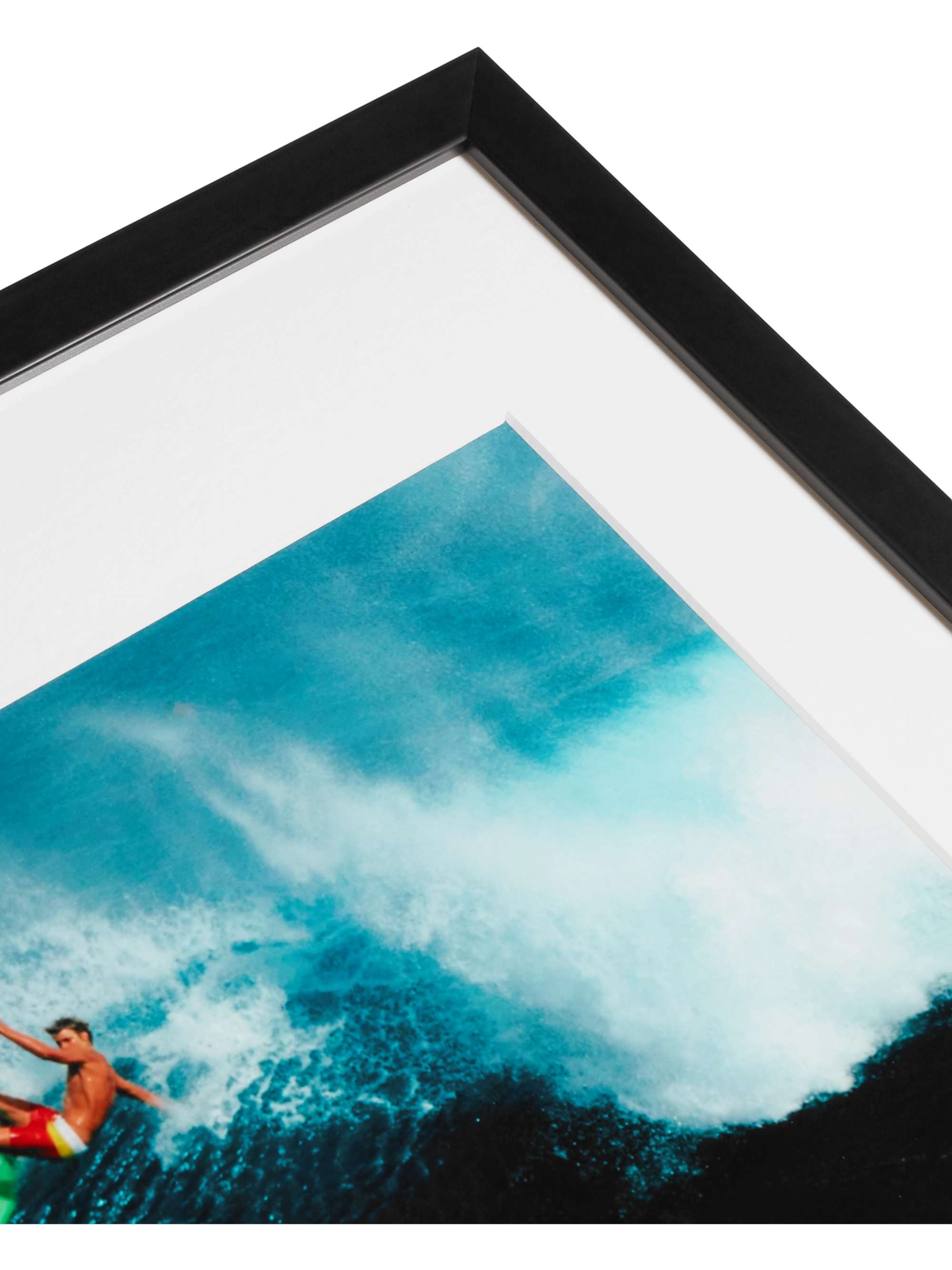 SONIC EDITIONS Framed 1990 Surfer in Pipeline Print, 16" x 20"