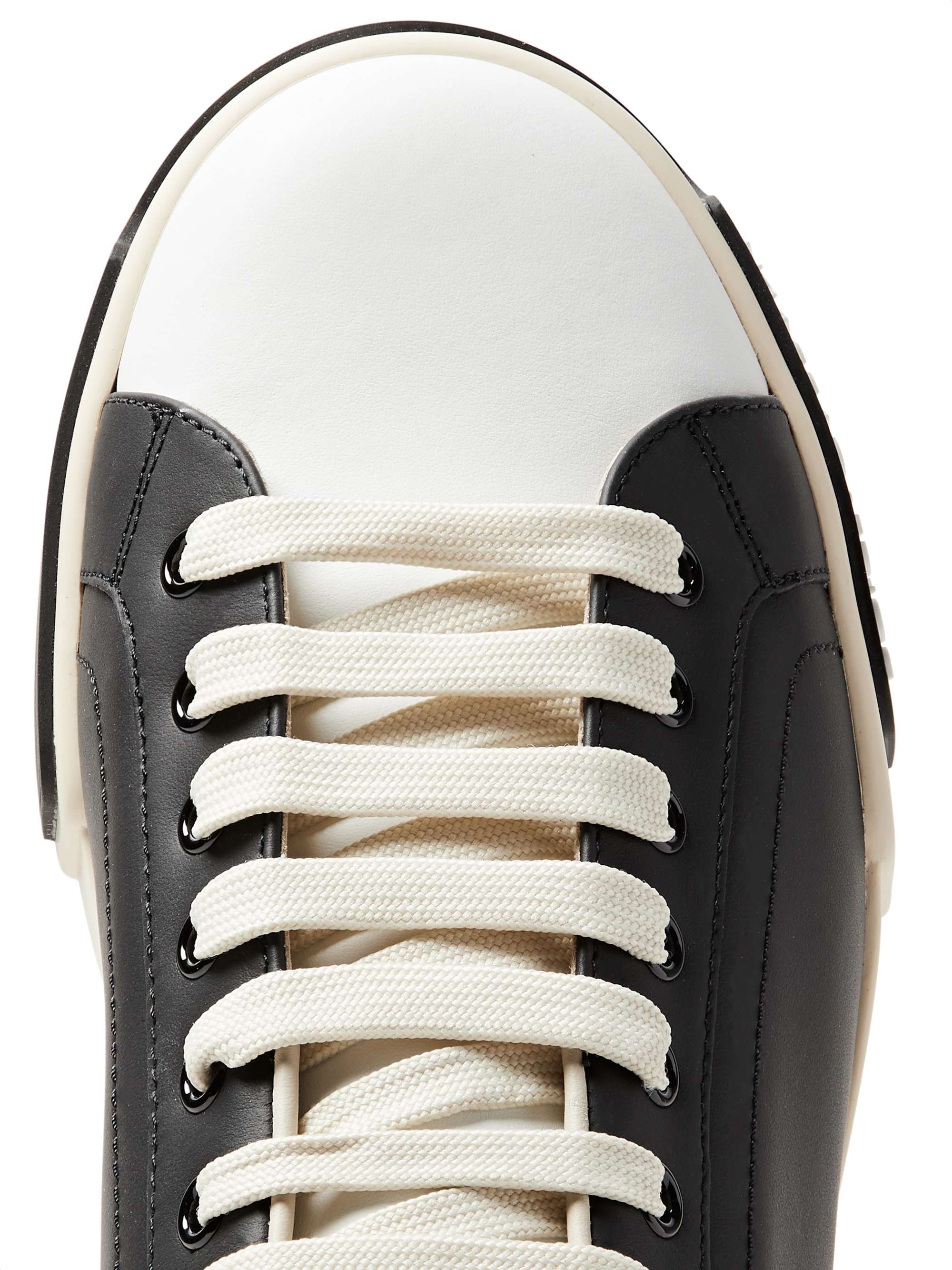 DOLCE&GABBANA Colour-Block Leather Sneakers