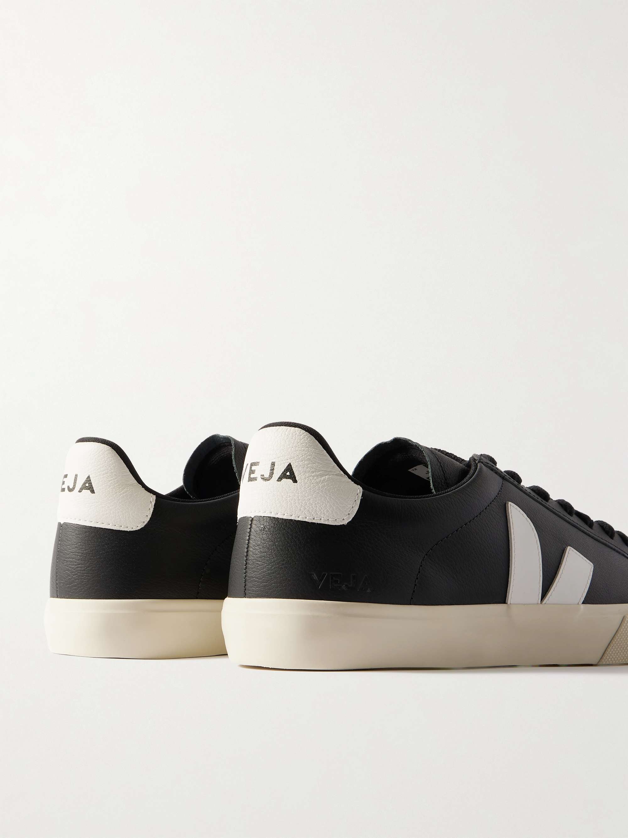 VEJA Campo Suede-Trimmed Leather Sneakers