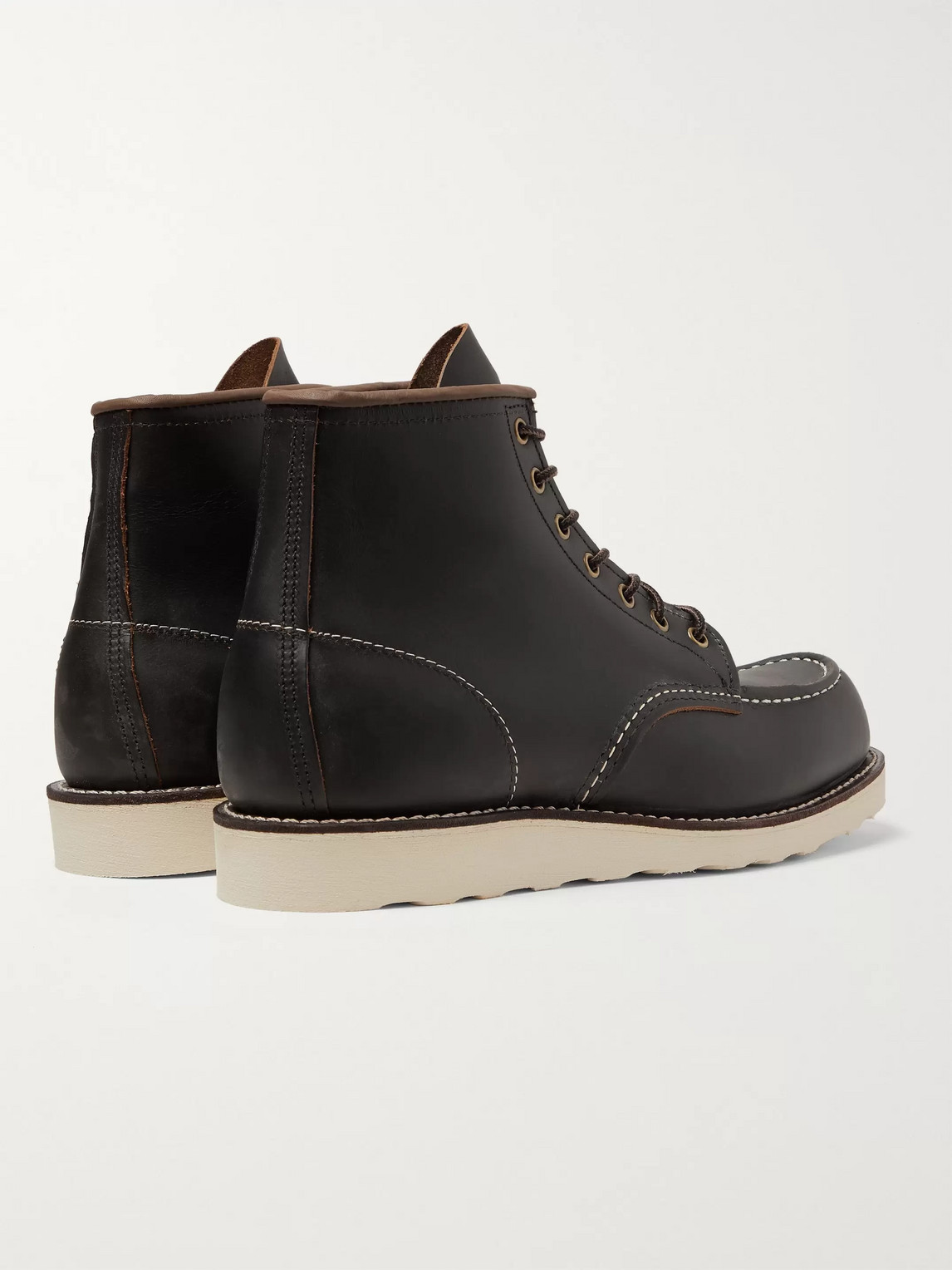Shop Red Wing Shoes 8849 6-inch Moc Leather Boots In Black