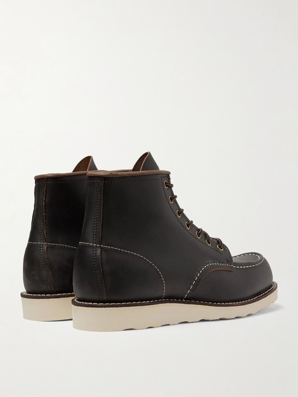 Shop Red Wing Shoes 8849 6-inch Moc Leather Boots In Black