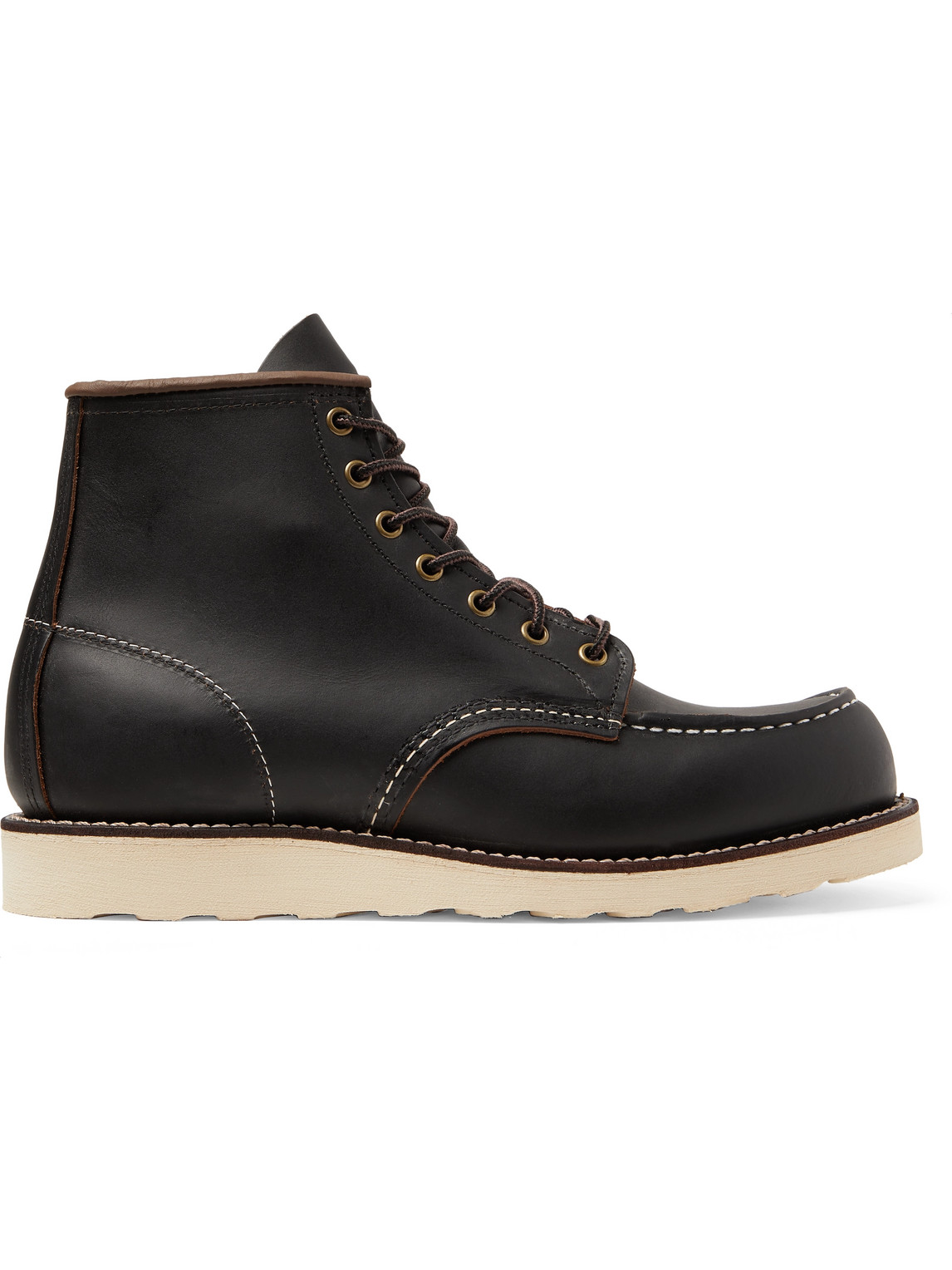 Red Wing Shoes 8849 6-inch Moc Leather Boots In Black