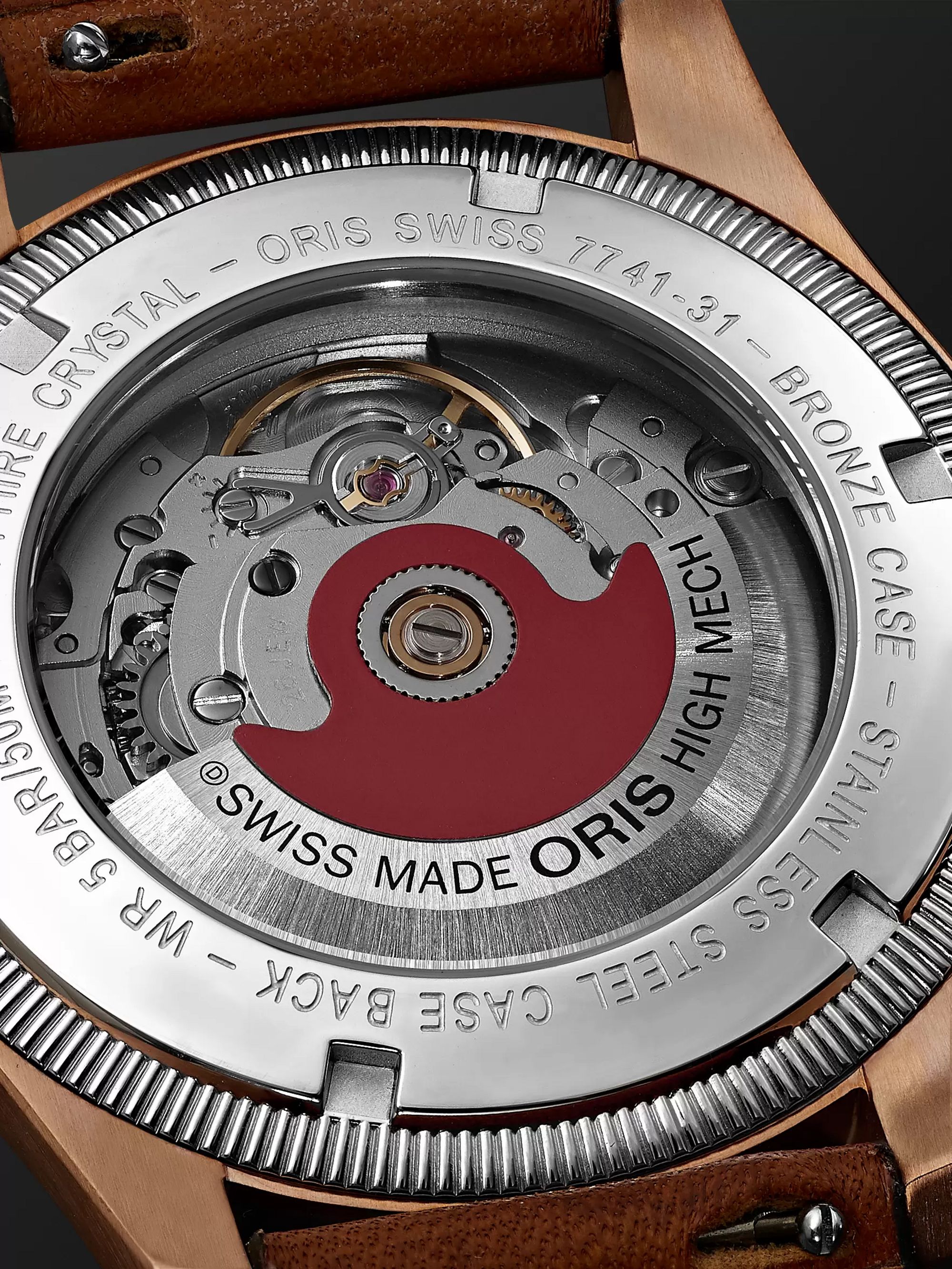 ORIS Big Crown Pointer Date Automatic 40mm Bronze and Leather Watch, Ref. No. 01 754 7741 3167-07 5 20 58BR