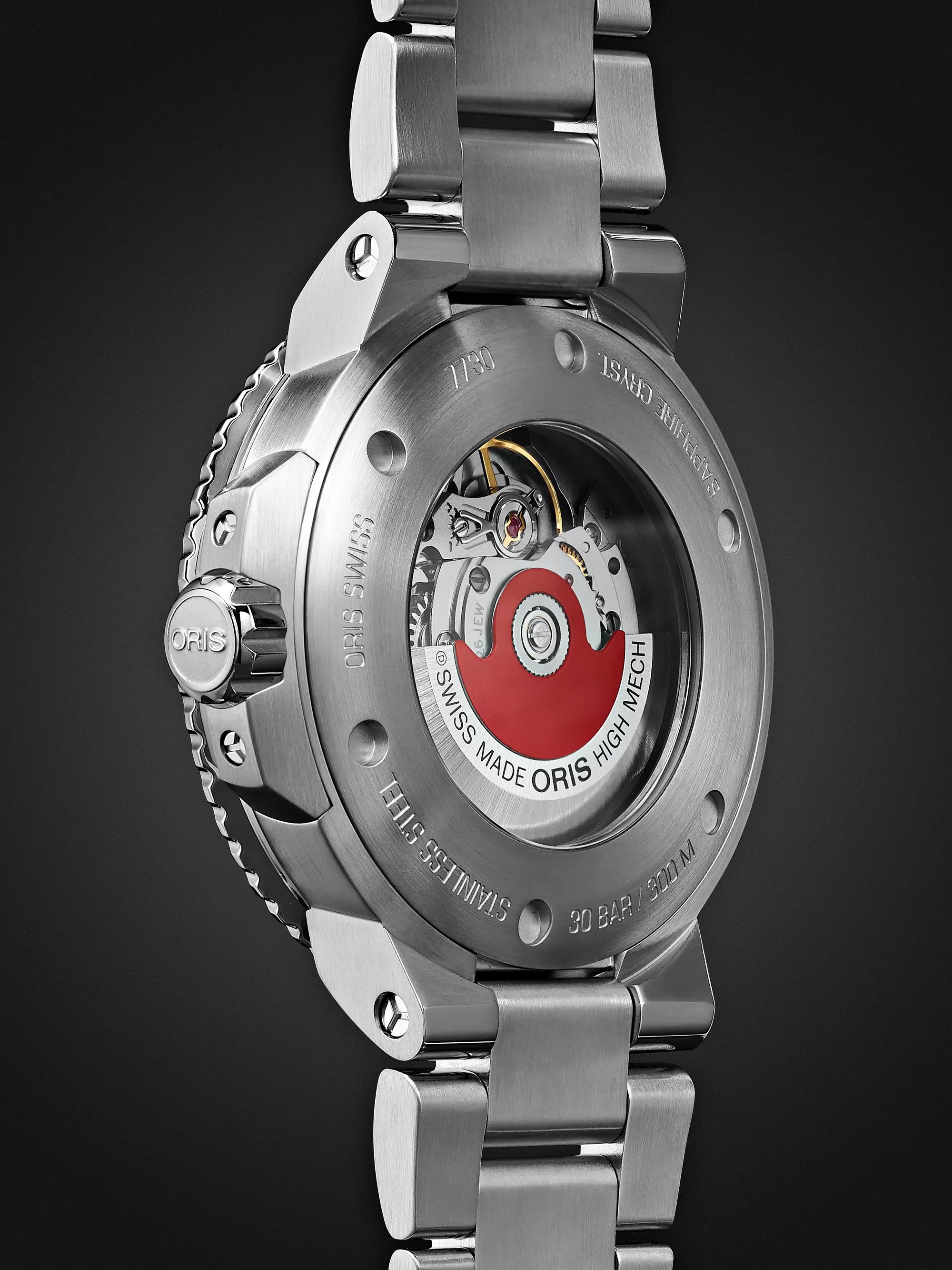 ORIS Aquis Date Relief Automatic 43.5mm Stainless Steel Watch, Ref. No. 01 733 7730 4153-07 8 24 05PEB