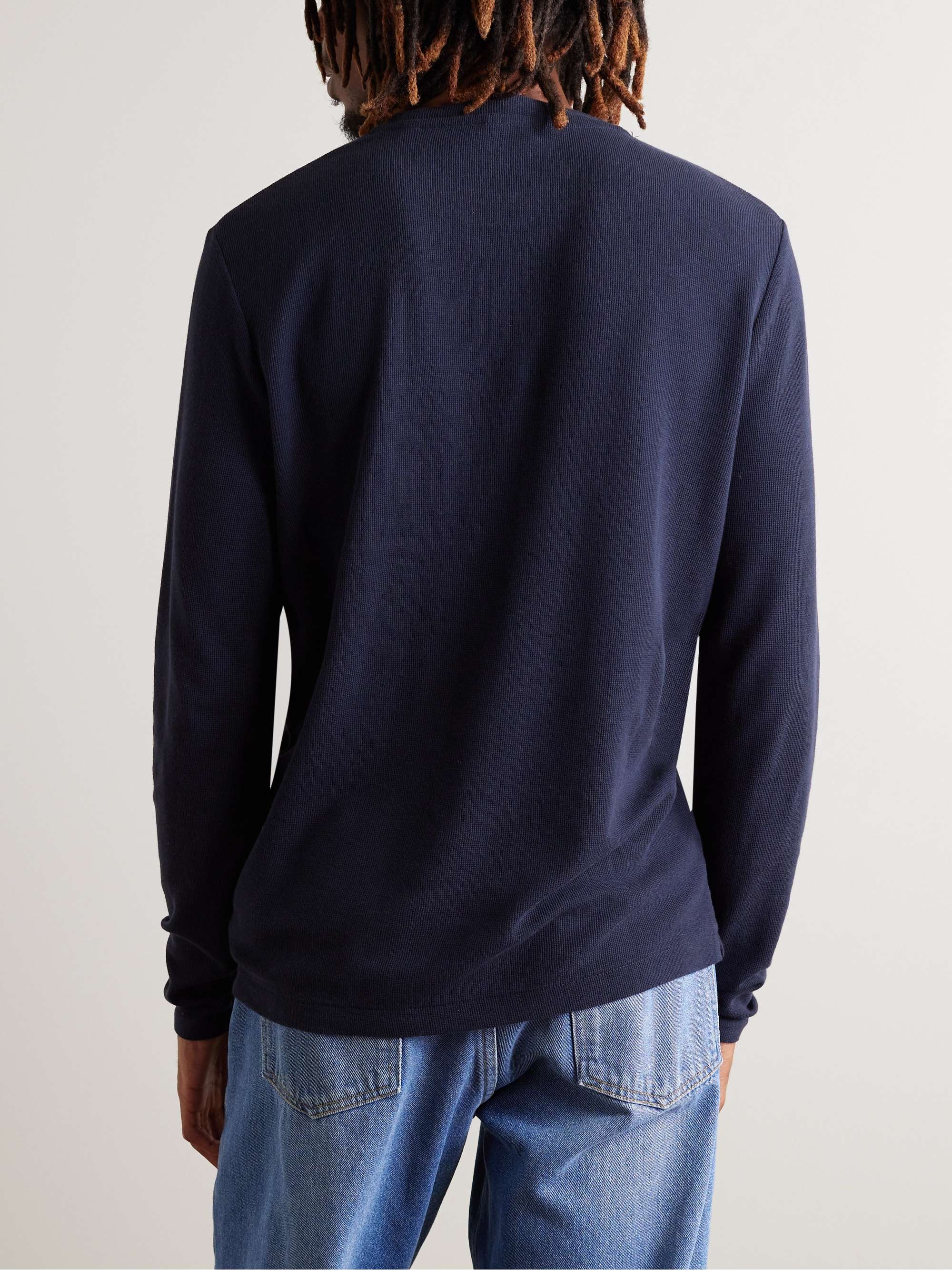 NN07 Clive Waffle-Knit Cotton and Modal-Blend T-Shirt