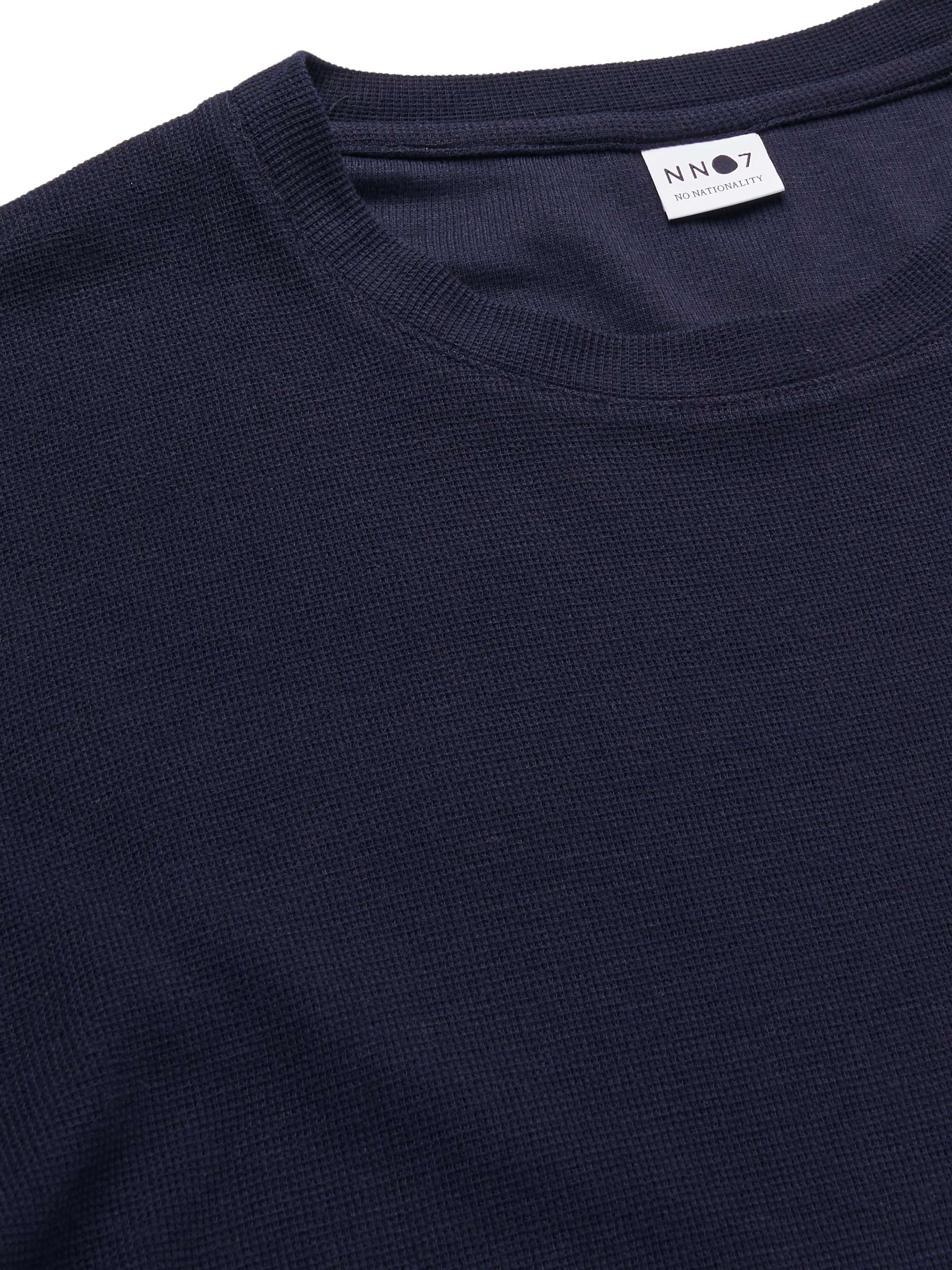 NN07 Clive Waffle-Knit Cotton and Modal-Blend T-Shirt