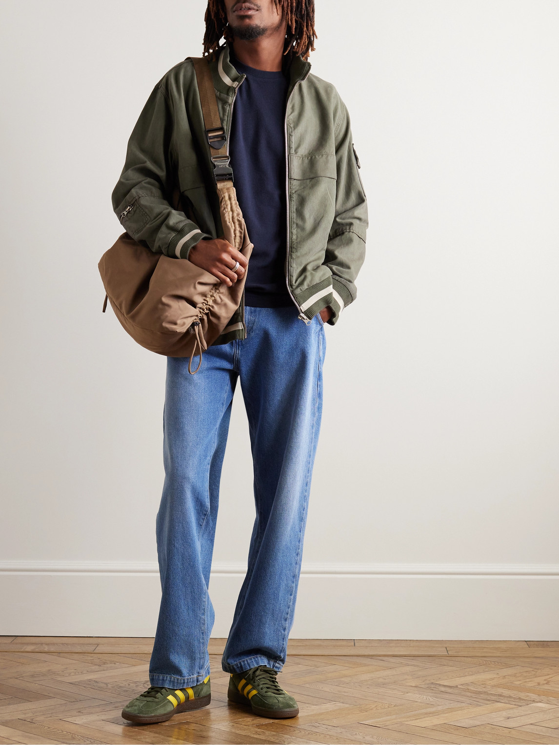 Clive Waffle-Knit Cotton And Modal-Blend T-Shirt