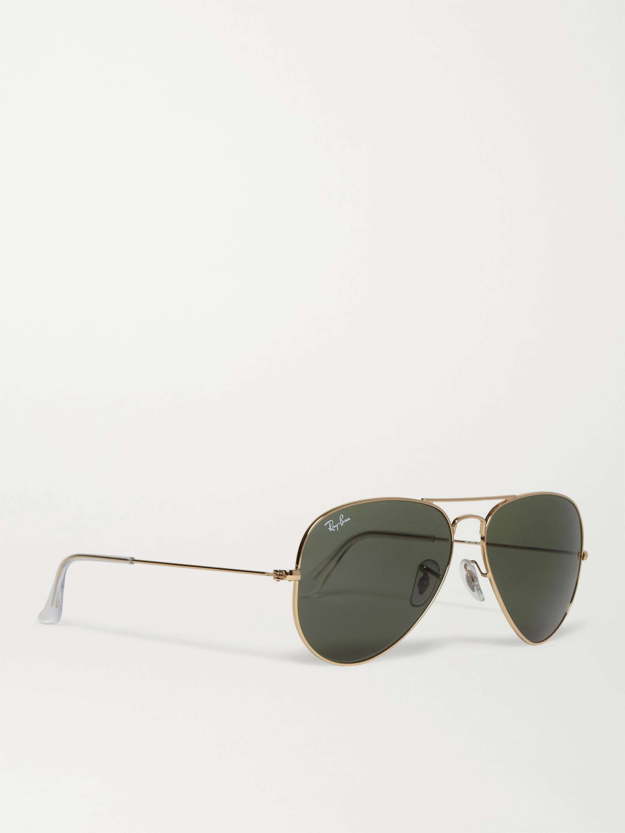 RAY-BAN Aviator Silver-Tone Sunglasses
